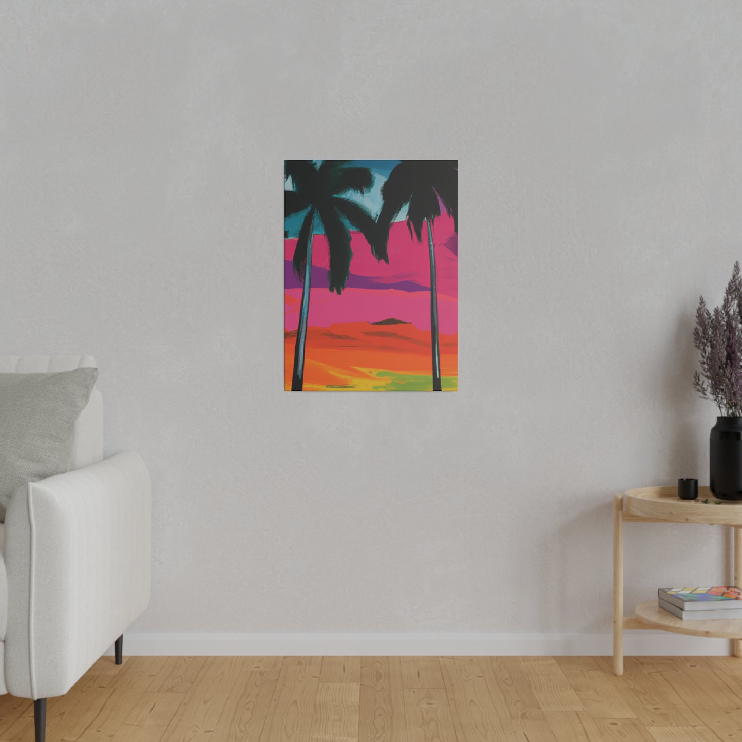 9027A - Miami Beach Sunset Painting Print | Miami | Beach | Sunset | Poster | Home Decor | Wall Art | Canvas