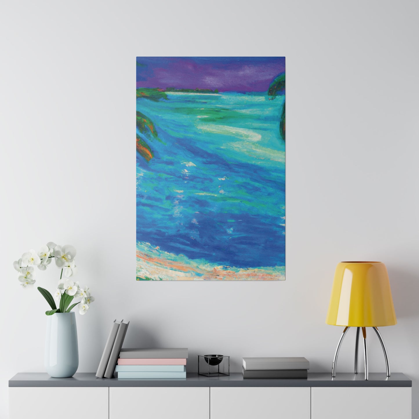 432V - Bahamas Ocean Painting Print | Bahamas | Ocean | Beach | Poster | Home Decor | Wall Art | Canvas