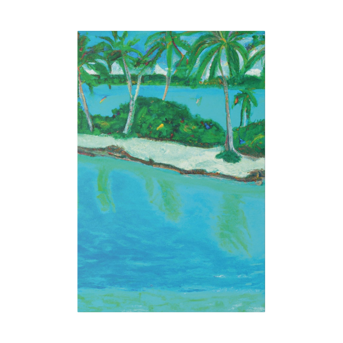 9621A - Bahamas Ocean Painting Print | Bahamas | Ocean | Beach | Poster | Home Decor | Wall Art | Canvas