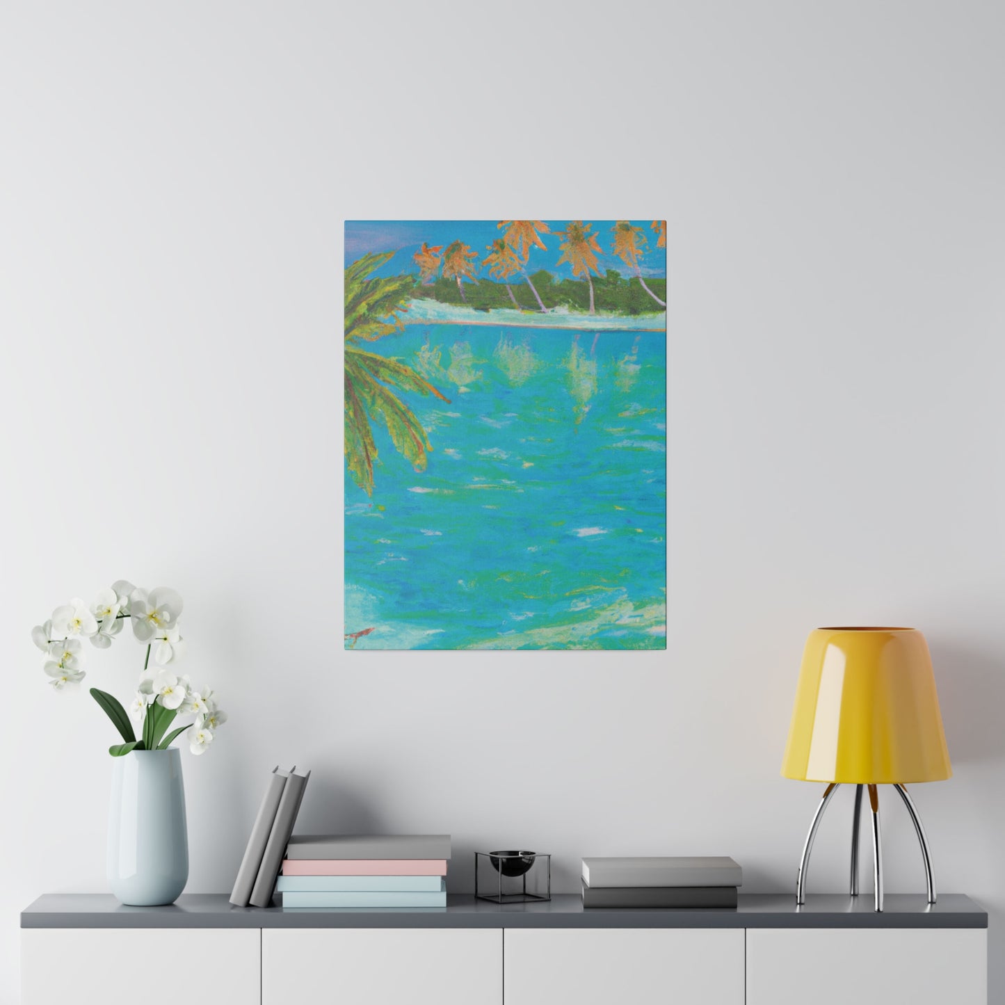 1767P - Bahamas Ocean Painting Print | Bahamas | Ocean | Beach | Poster | Home Decor | Wall Art | Canvas