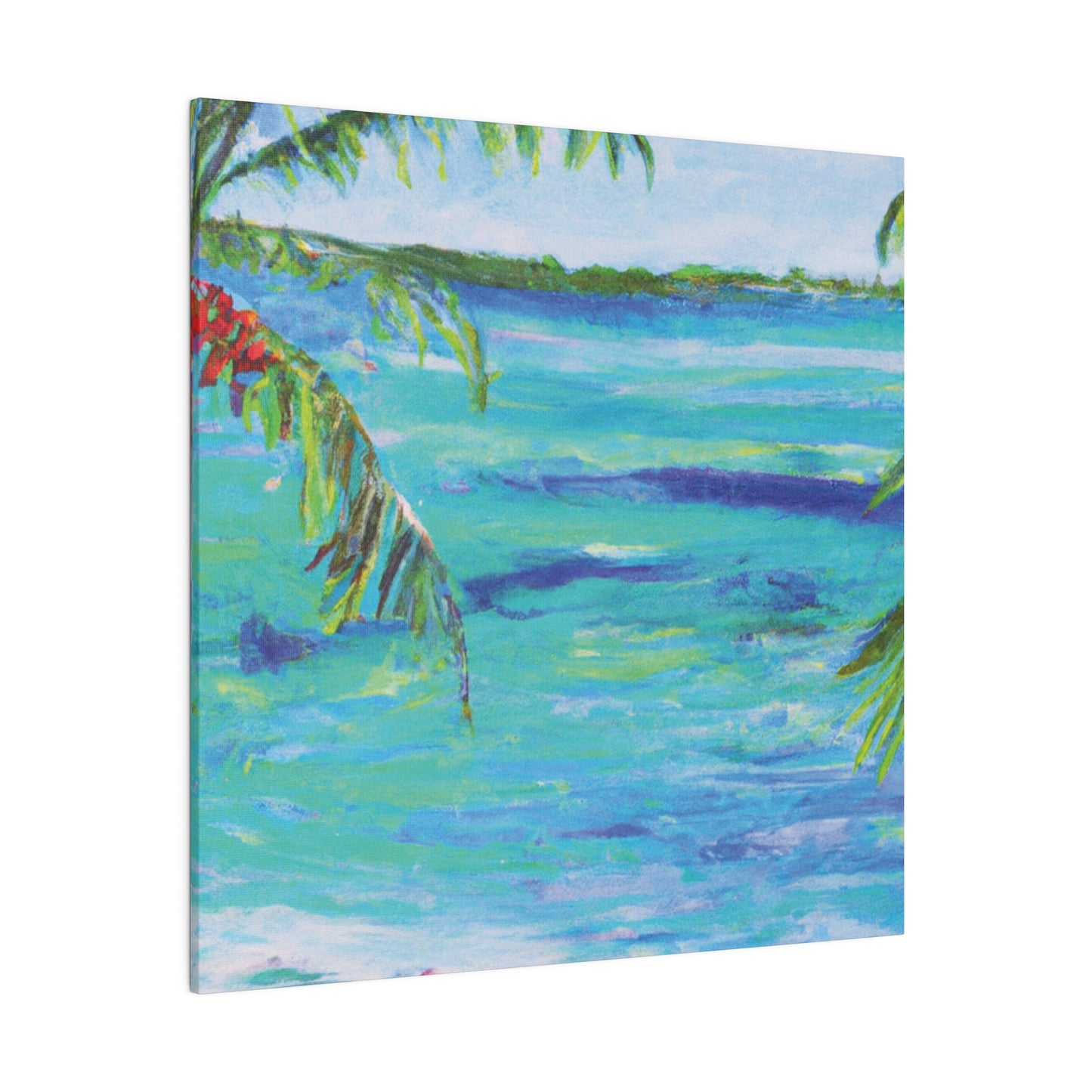 3158F - Bahamas Ocean Painting Print | Bahamas | Ocean | Beach | Poster | Home Decor | Wall Art | Canvas