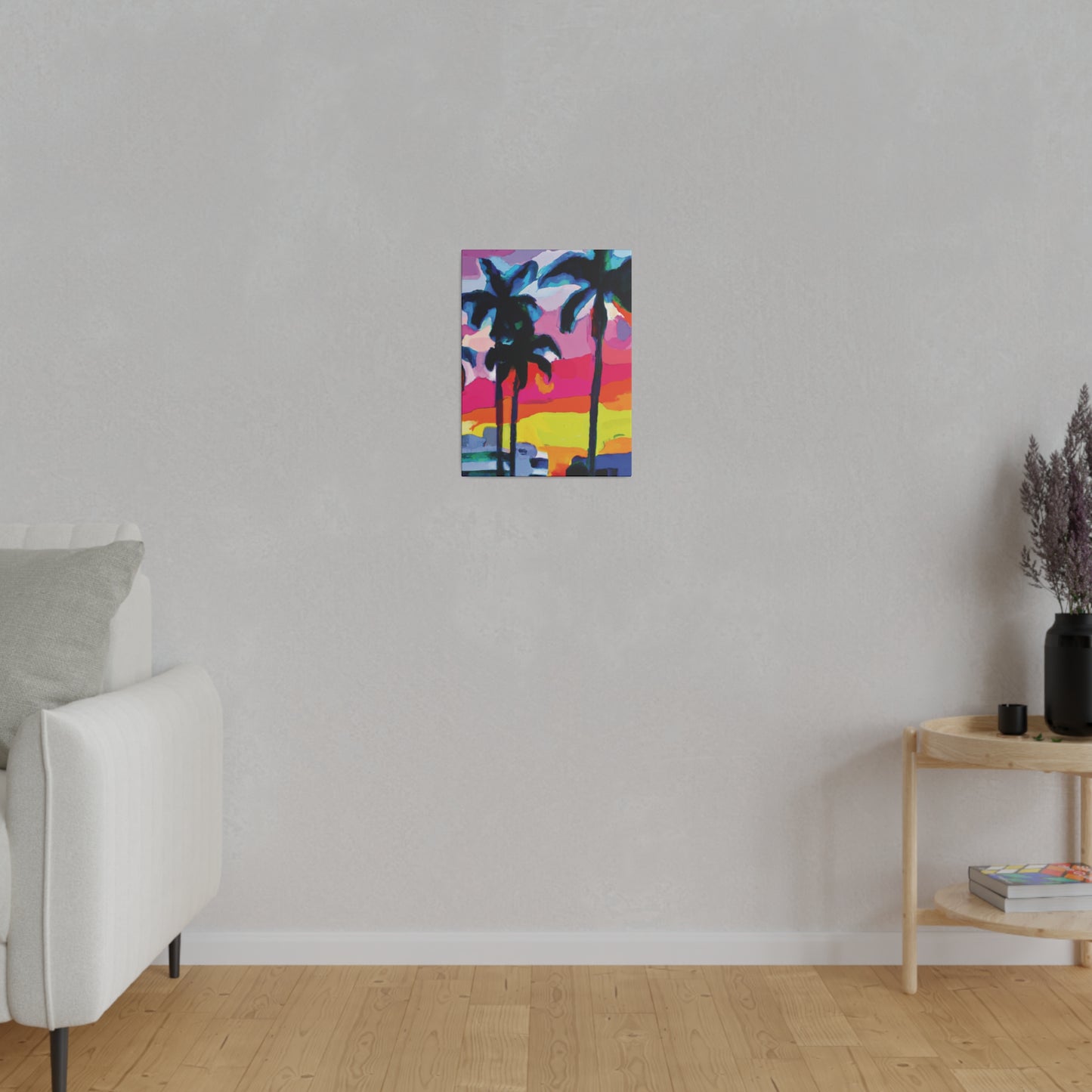 9342C - Miami Beach Sunset Painting Print | Miami | Beach | Sunset | Poster | Home Decor | Wall Art | Canvas