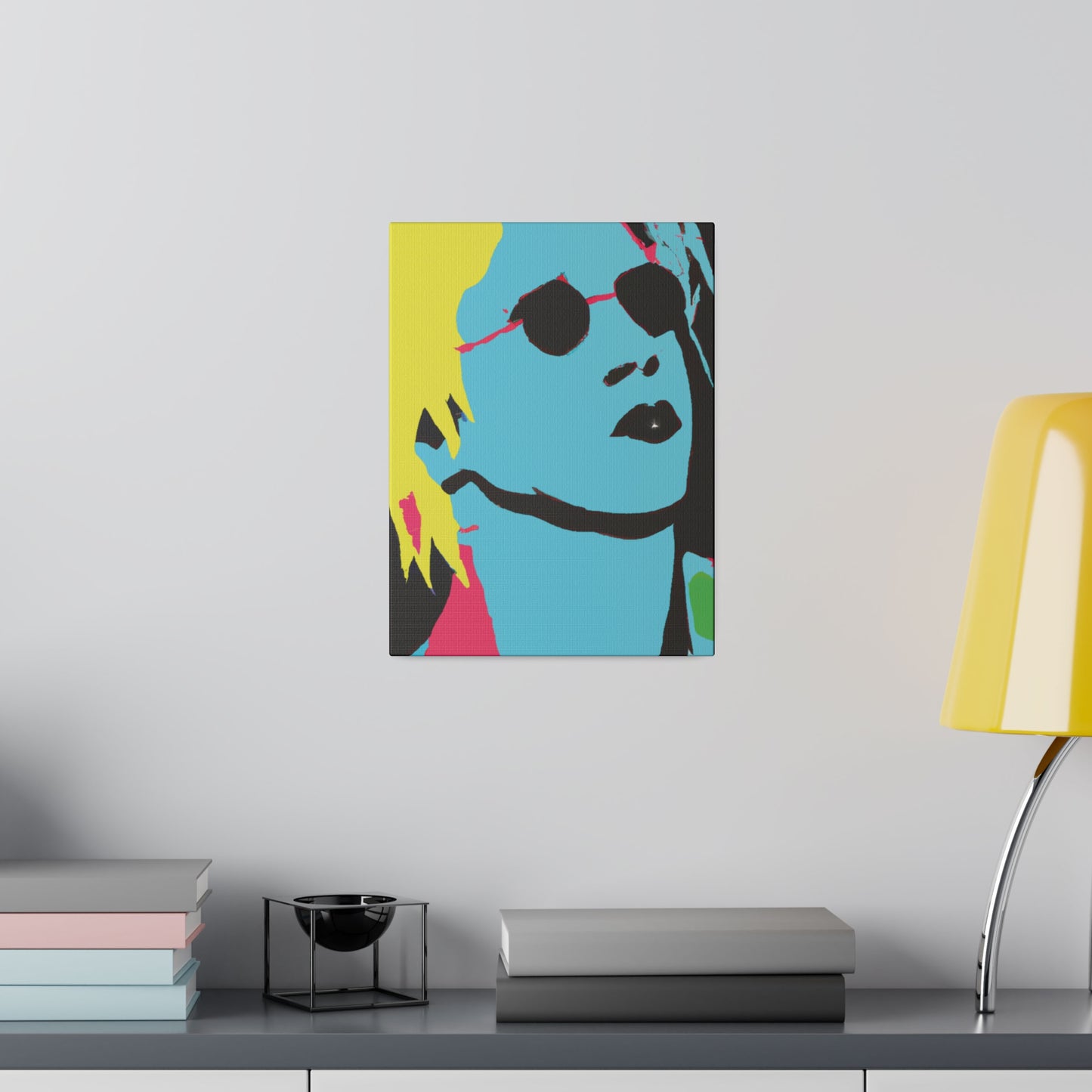 7179A - Rockstar Painting Print | Face | Abstract | Poster | Home Decor | Wall Art | Music Art | Canvas