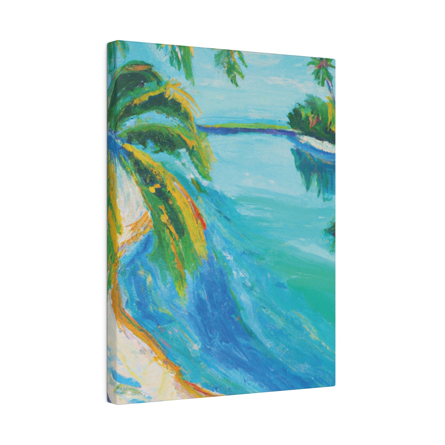 5339K - Bahamas Ocean Painting Print | Bahamas | Ocean | Beach | Poster | Home Decor | Wall Art | Canvas