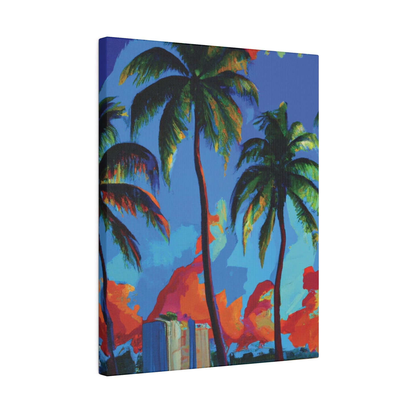 7382G - Miami Beach Sunset Painting Print | Miami | Beach | Sunset | Poster | Home Decor | Wall Art | Canvas