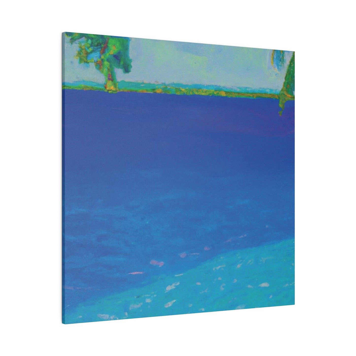 1582T - Bahamas Ocean Painting Print | Bahamas | Ocean | Beach | Poster | Home Decor | Wall Art | Canvas