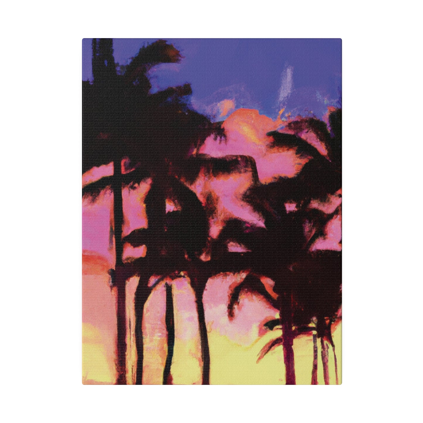 9365H - Miami Beach Sunset Painting Print | Miami | Beach | Sunset | Poster | Home Decor | Wall Art | Canvas