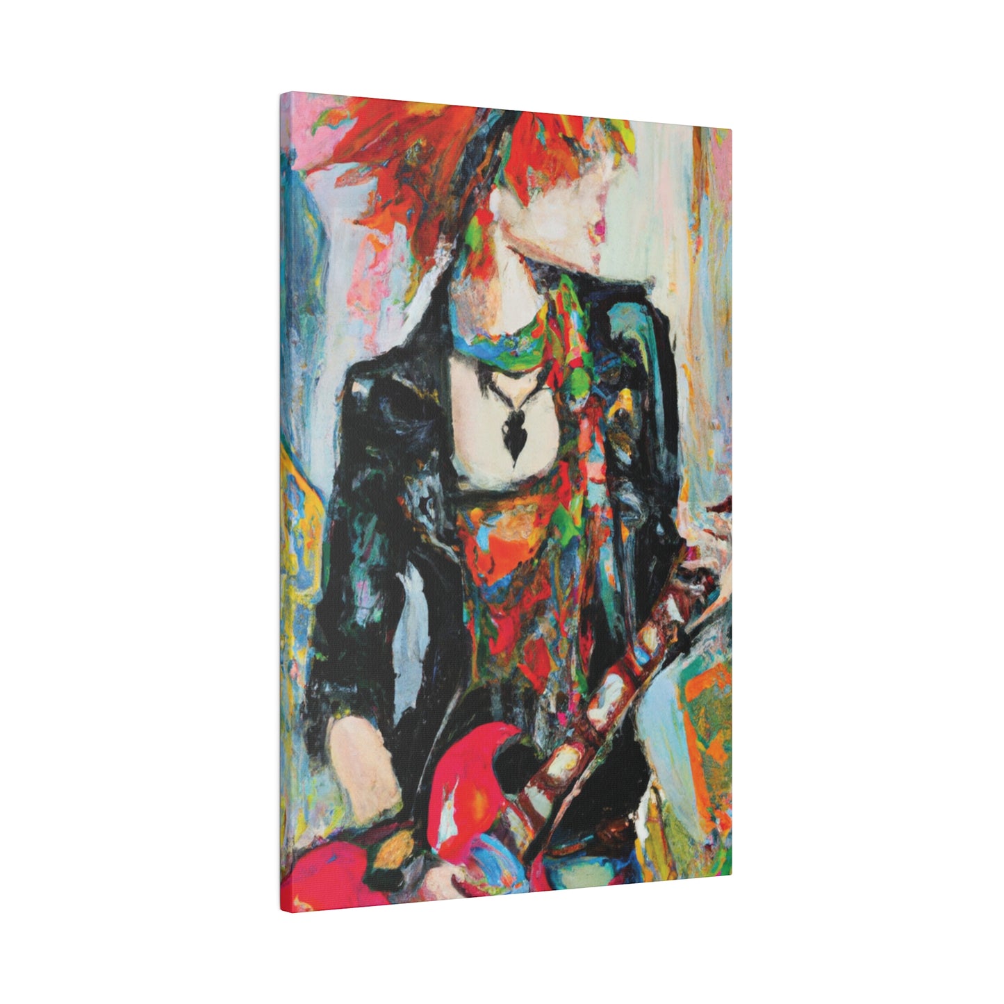 7482S - Rockstar Oil Painting Style Print | Poster | Home Decor | Wall Art | Music Art | Canvas