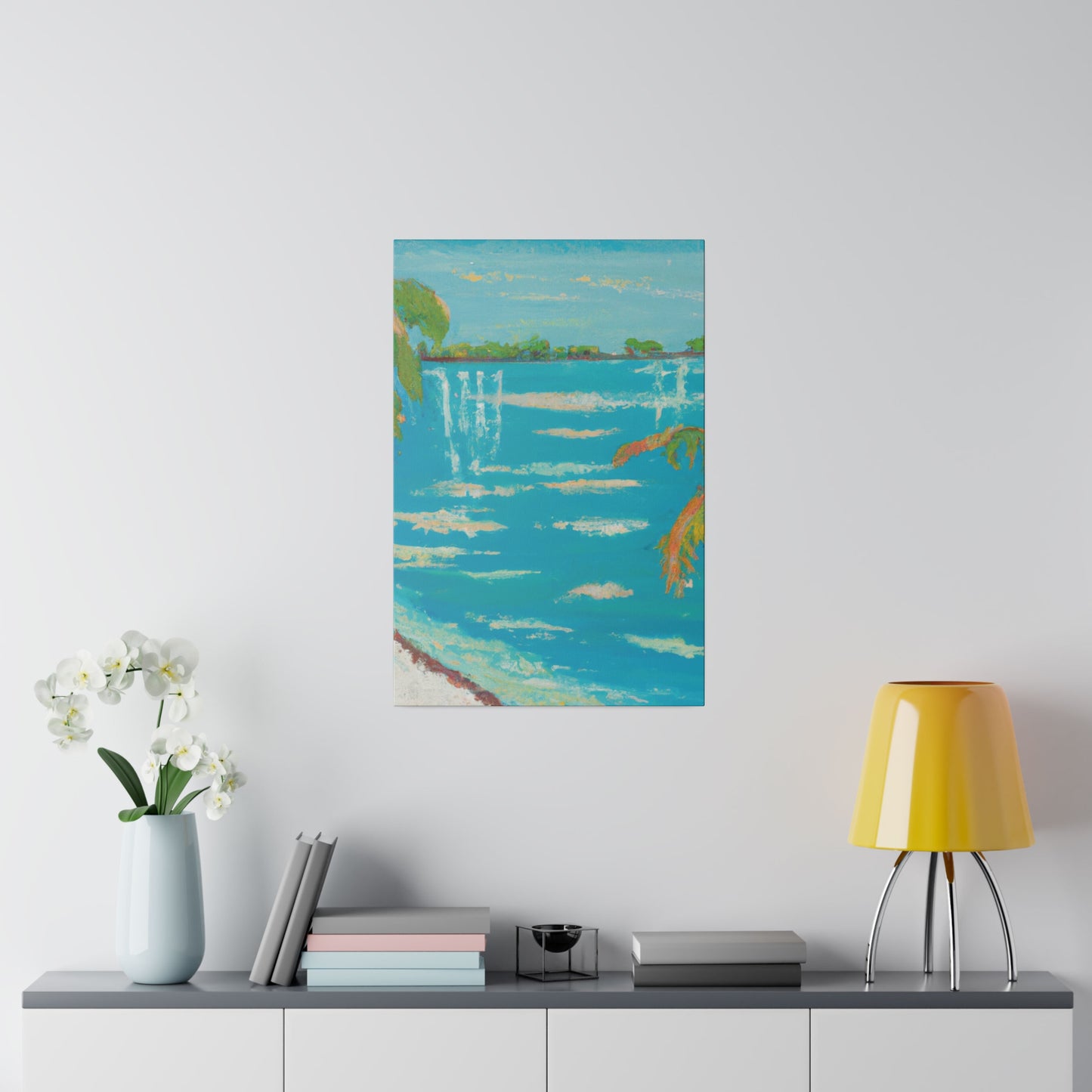 6820F - Bahamas Ocean Painting Print | Bahamas | Ocean | Beach | Poster | Home Decor | Wall Art | Canvas