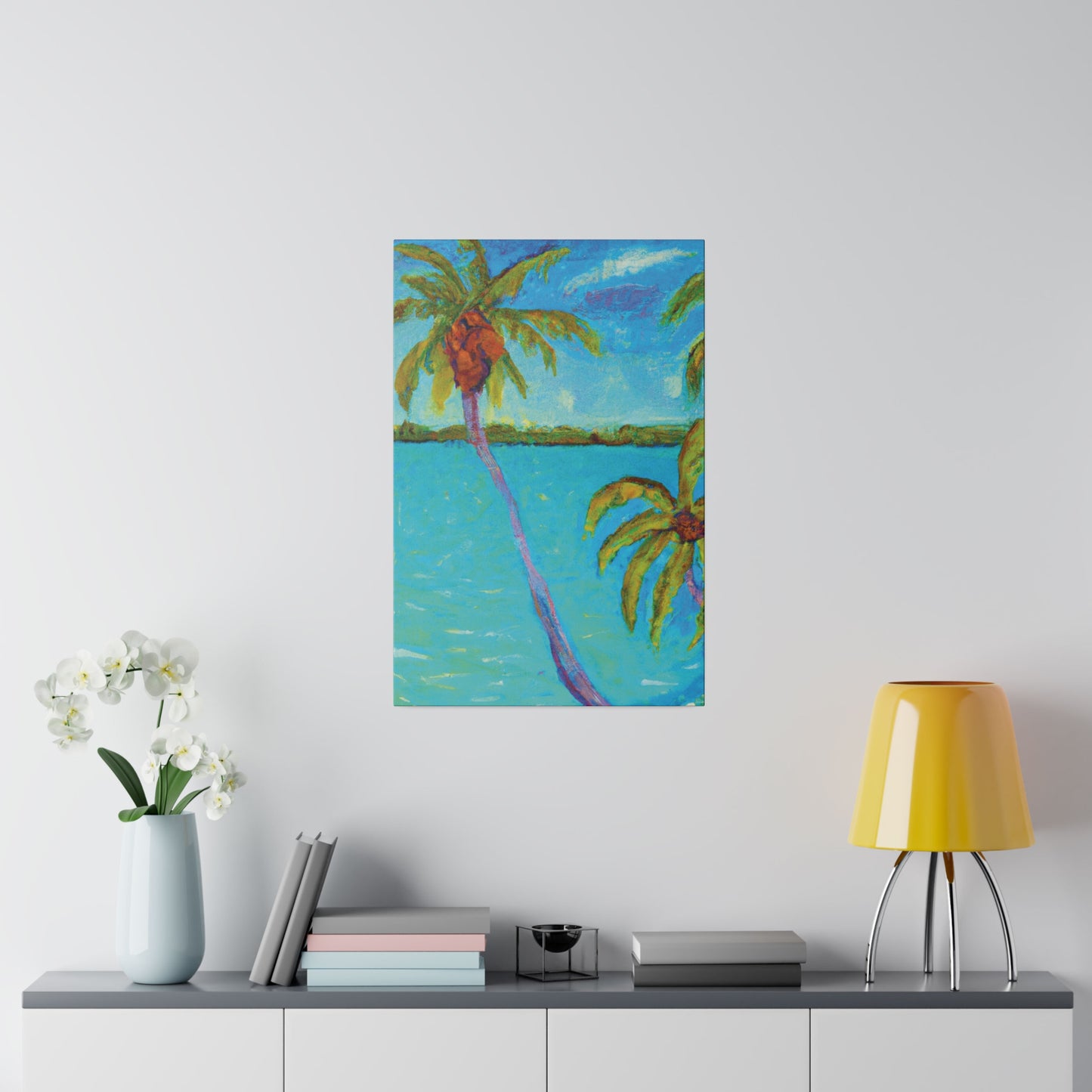 4676F - Bahamas Ocean Painting Print | Bahamas | Ocean | Beach | Poster | Home Decor | Wall Art | Canvas