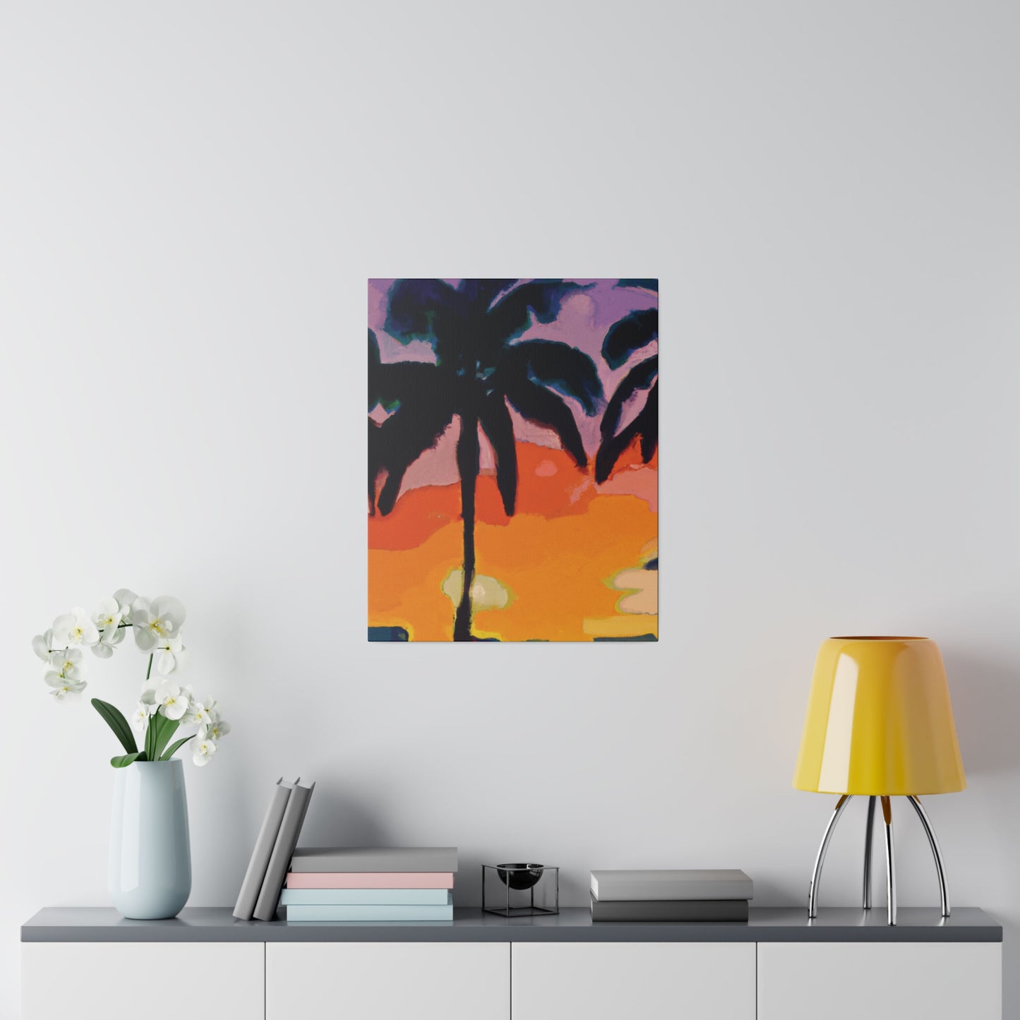 7875Z - Miami Beach Sunset Painting Print | Miami | Beach | Sunset | Poster | Home Decor | Wall Art | Canvas