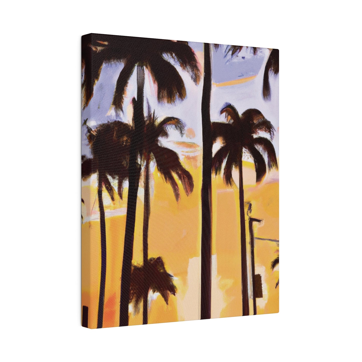 8392O - Miami Beach Sunset Painting Print | Miami | Beach | Sunset | Poster | Home Decor | Wall Art | Canvas