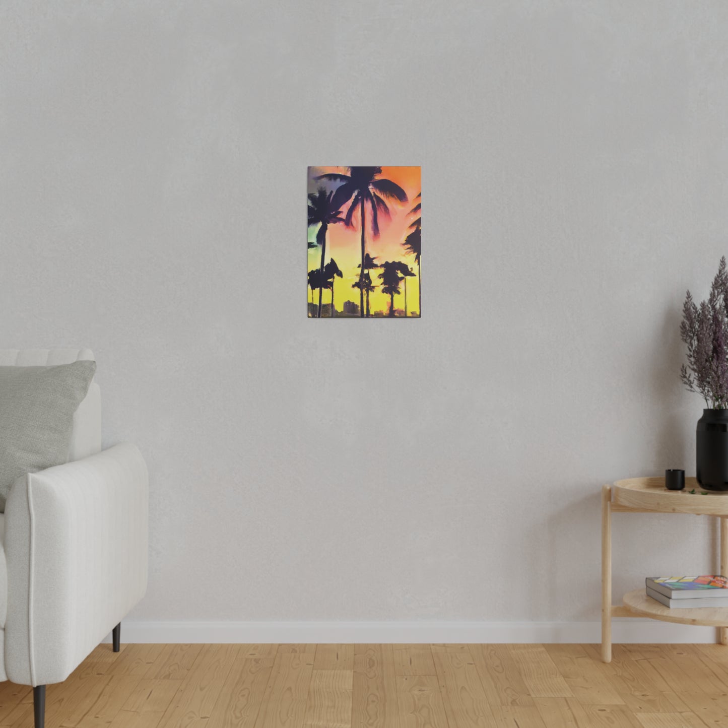 5608P - Miami Beach Sunset Painting Print | Miami | Beach | Sunset | Poster | Home Decor | Wall Art | Canvas