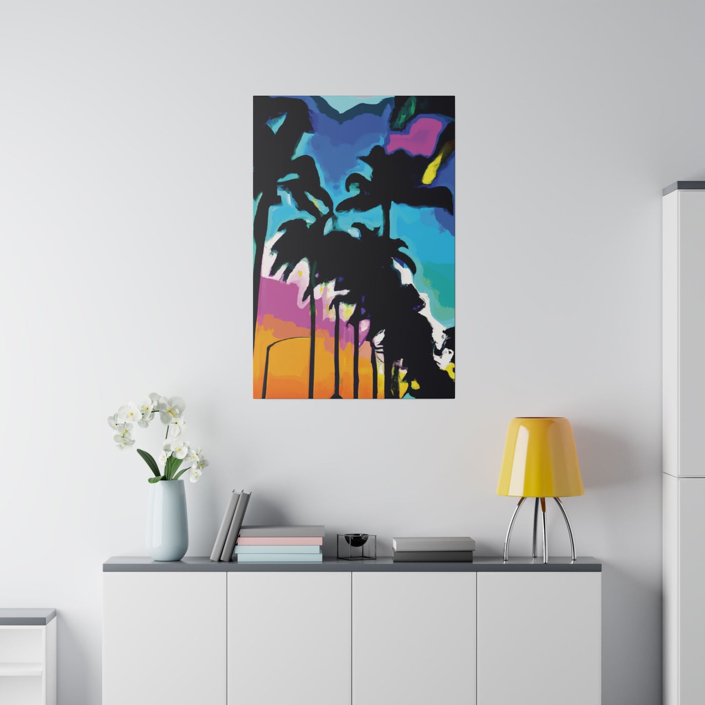 1893Z - Miami Beach Sunset Painting Print | Miami | Beach | Sunset | Poster | Home Decor | Wall Art | Canvas