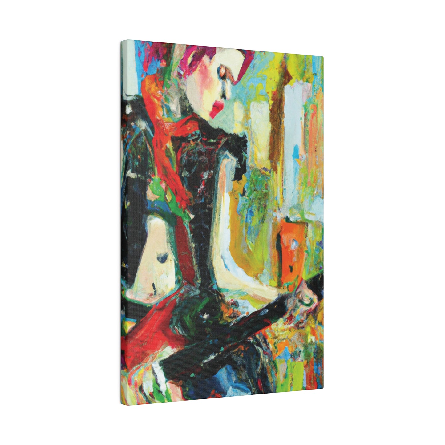 4824H - Rockstar Oil Painting Style Print | Poster | Home Decor | Wall Art | Music Art | Canvas