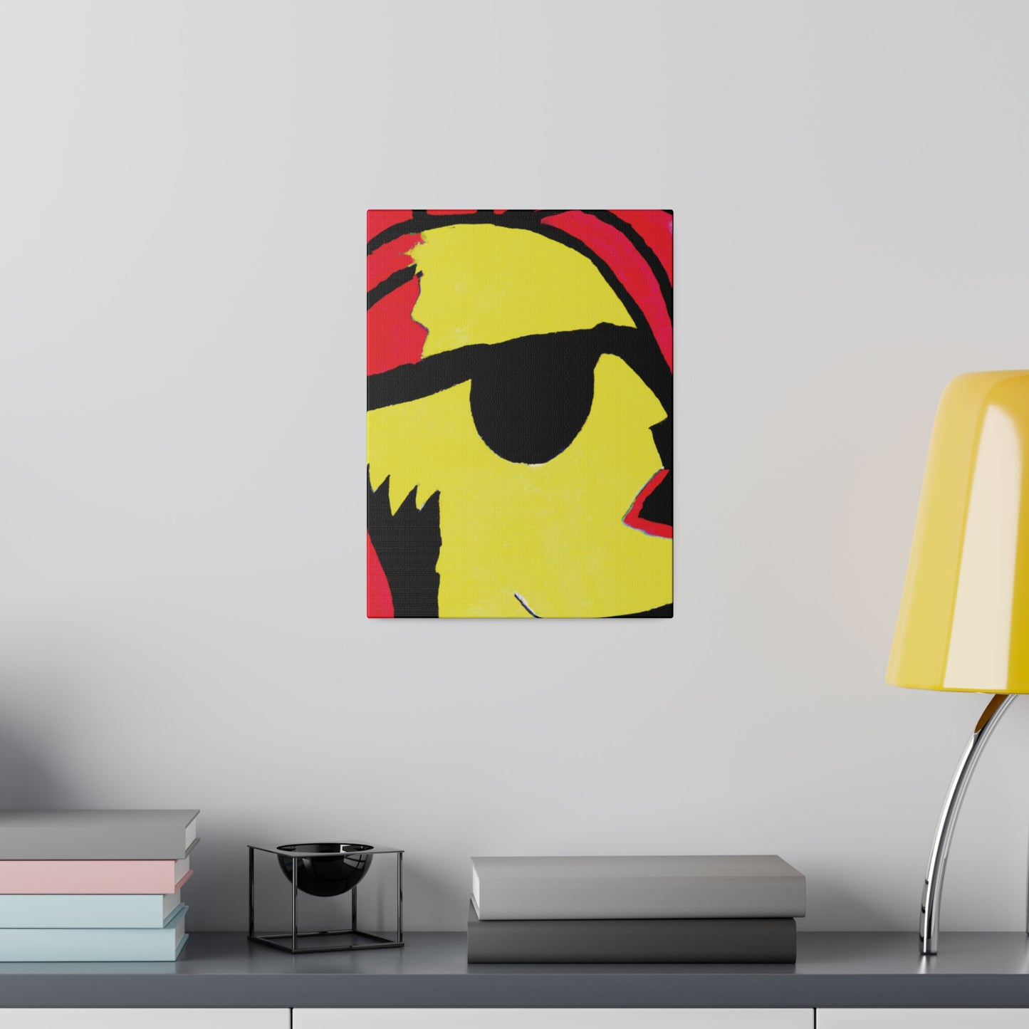 9456P - Rockstar Painting Print | Face | Abstract | Poster | Home Decor | Wall Art | Music Art | Canvas