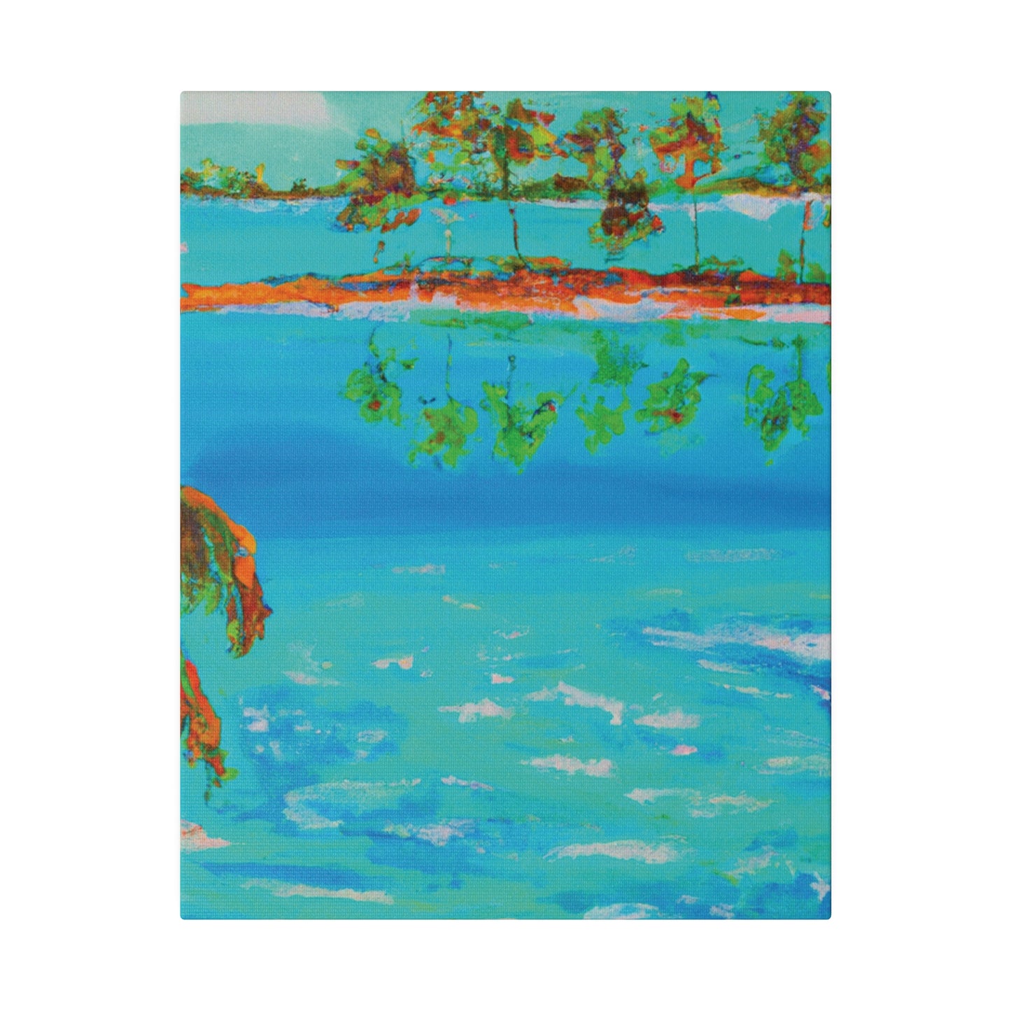 5171E - Bahamas Ocean Painting Print | Bahamas | Ocean | Beach | Poster | Home Decor | Wall Art | Canvas