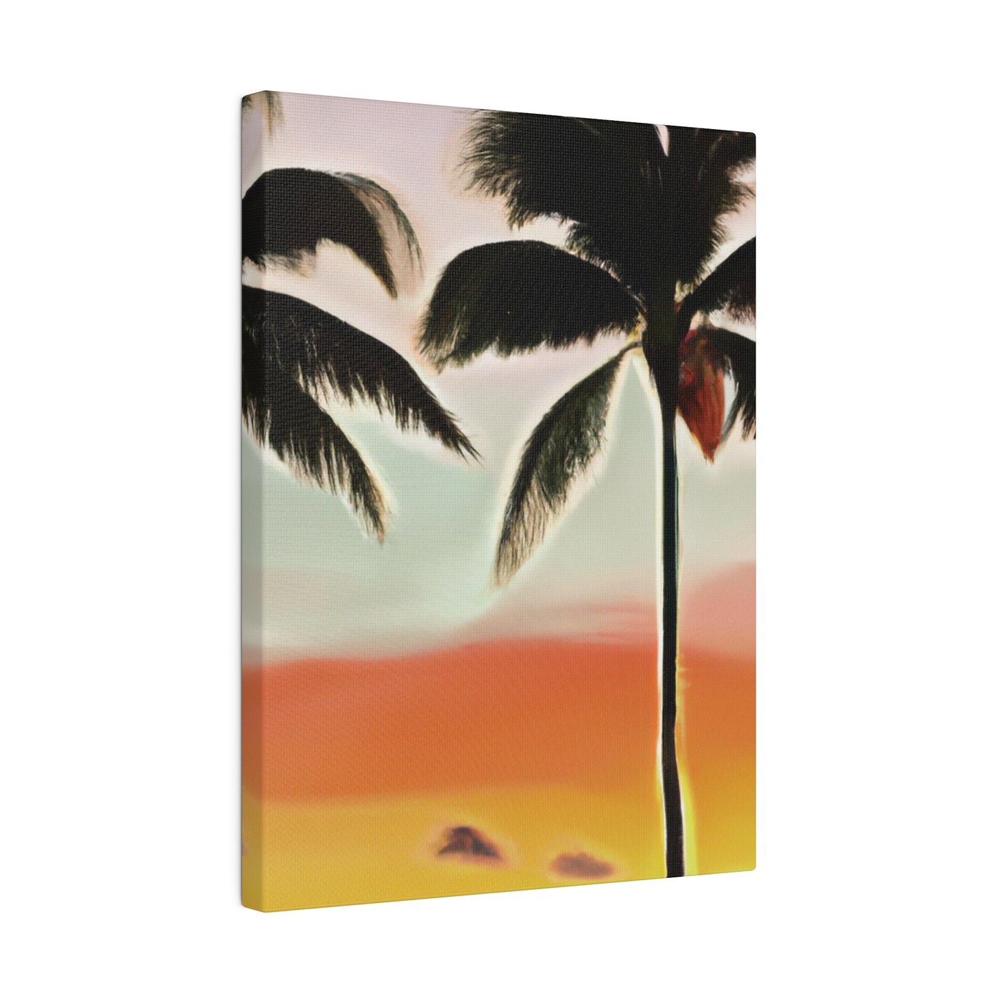 8646K - Miami Beach Sunset Painting Print | Miami | Beach | Sunset | Poster | Home Decor | Wall Art | Canvas