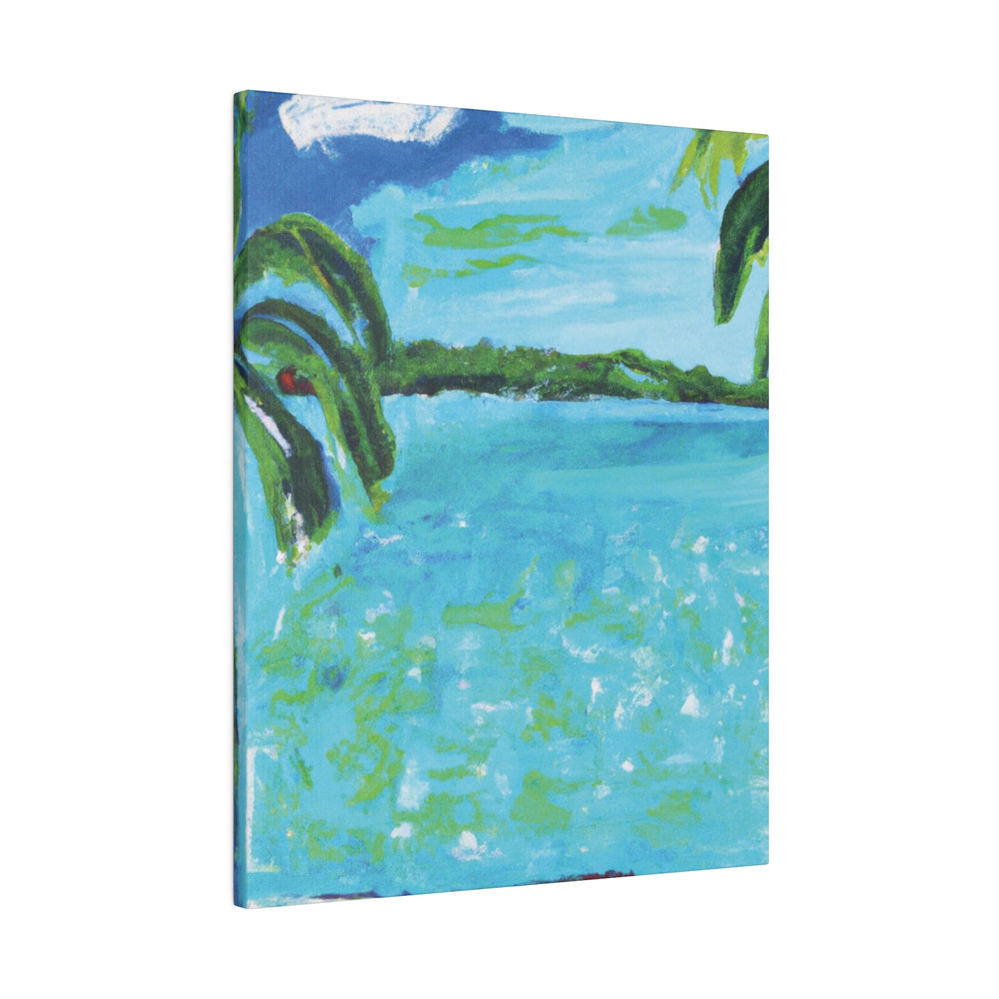 2143W - Bahamas Ocean Painting Print | Bahamas | Ocean | Beach | Poster | Home Decor | Wall Art | Canvas