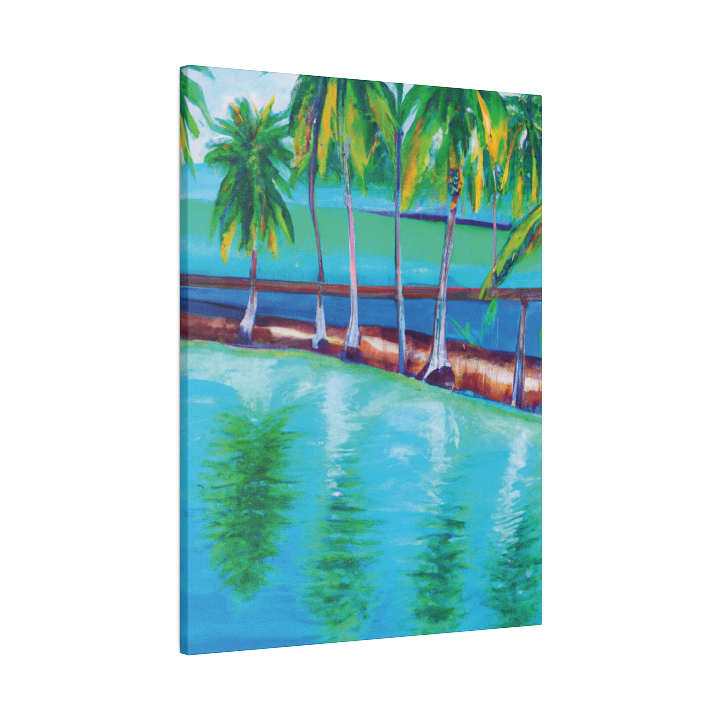 9214C - Bahamas Ocean Painting Print | Bahamas | Ocean | Beach | Poster | Home Decor | Wall Art | Canvas