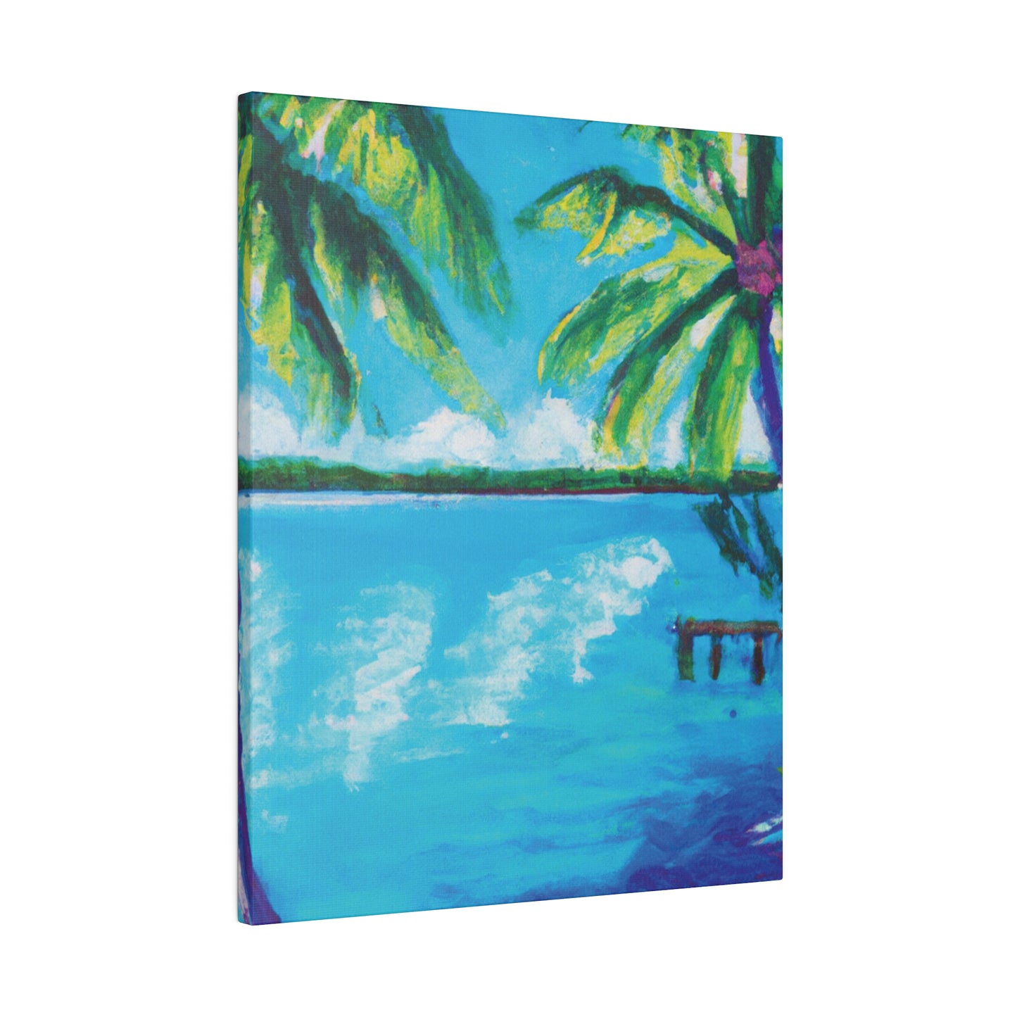 7583G - Bahamas Ocean Painting Print | Bahamas | Ocean | Beach | Poster | Home Decor | Wall Art | Canvas