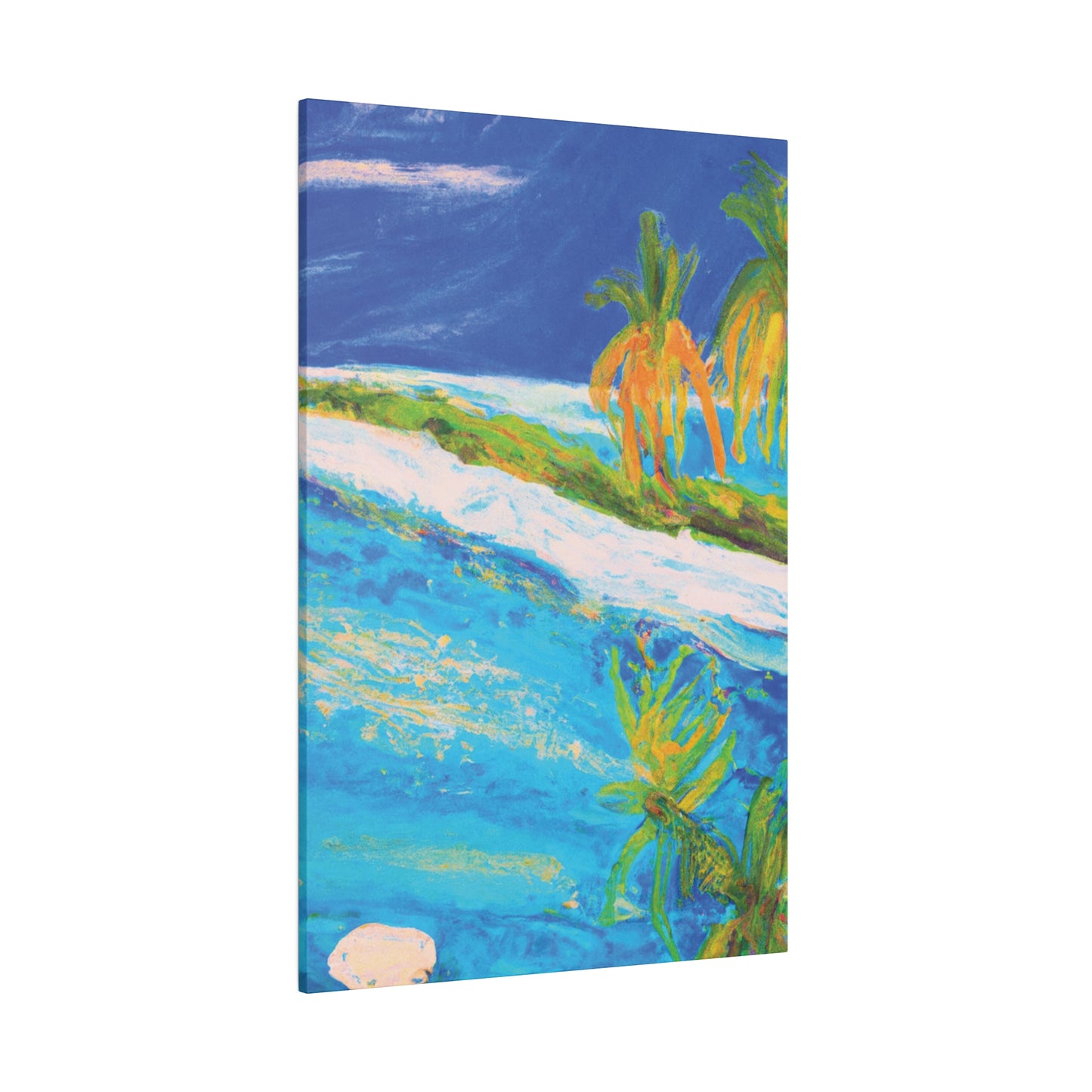 7697G - Bahamas Ocean Painting Print | Bahamas | Ocean | Beach | Poster | Home Decor | Wall Art | Canvas