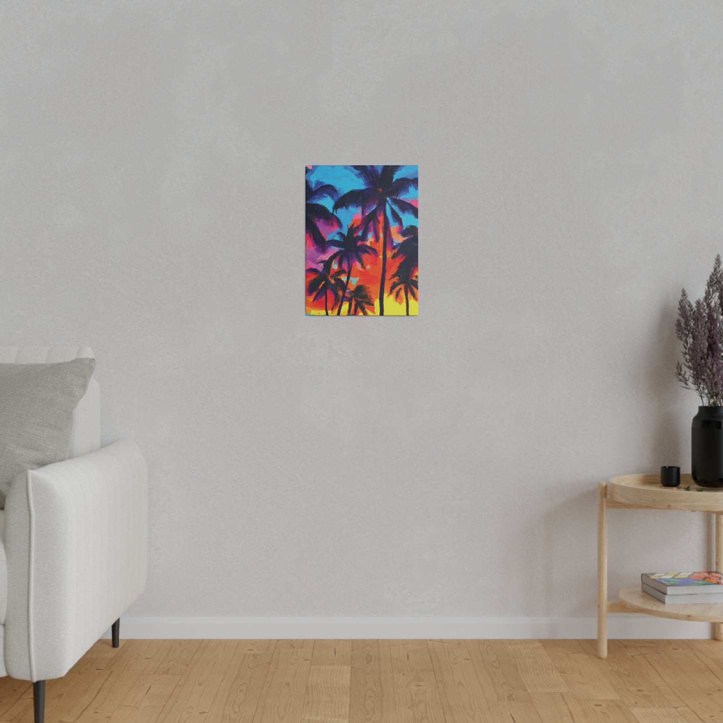 4672F - Miami Beach Sunset Painting Print | Miami | Beach | Sunset | Poster | Home Decor | Wall Art | Canvas