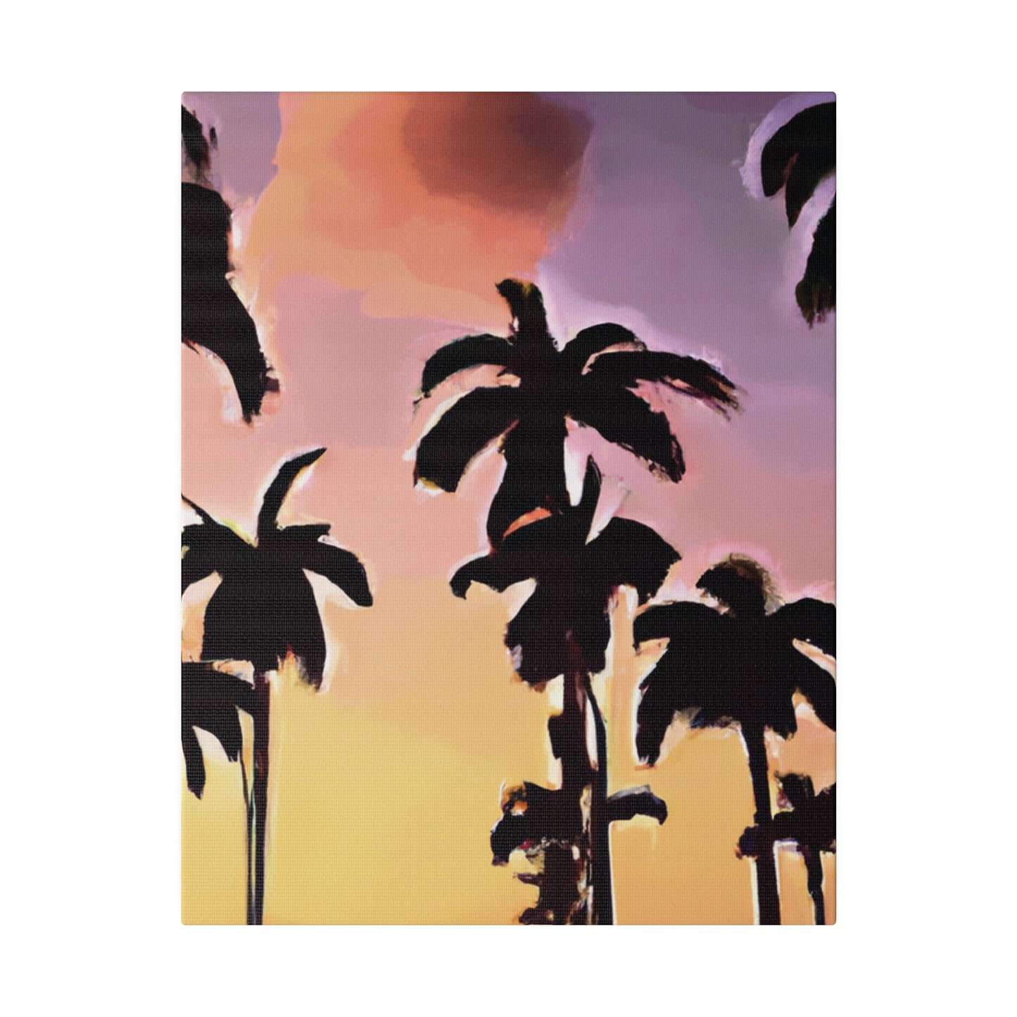 7792Z - Miami Beach Sunset Painting Print | Miami | Beach | Sunset | Poster | Home Decor | Wall Art | Canvas