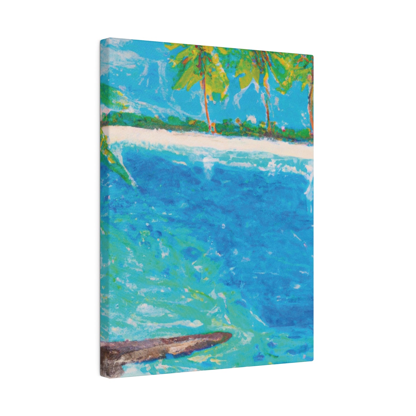 5065C - Bahamas Ocean Painting Print | Bahamas | Ocean | Beach | Poster | Home Decor | Wall Art | Canvas