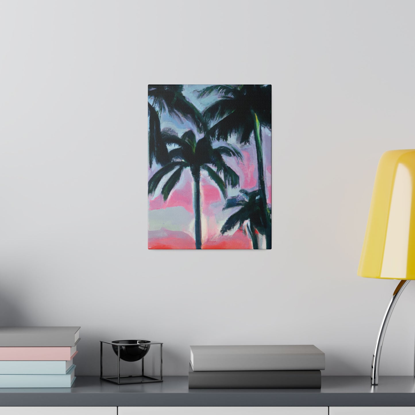 7629F - Miami Beach Sunset Painting Print | Miami | Beach | Sunset | Poster | Home Decor | Wall Art | Canvas