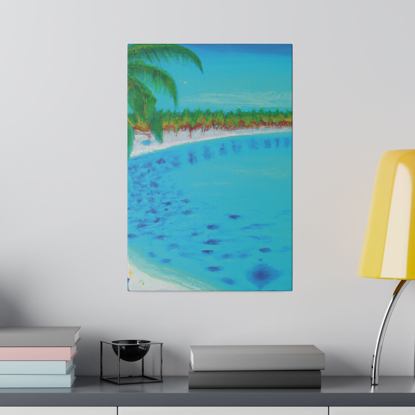 9677R - Bahamas Ocean Painting Print | Bahamas | Ocean | Beach | Poster | Home Decor | Wall Art | Canvas