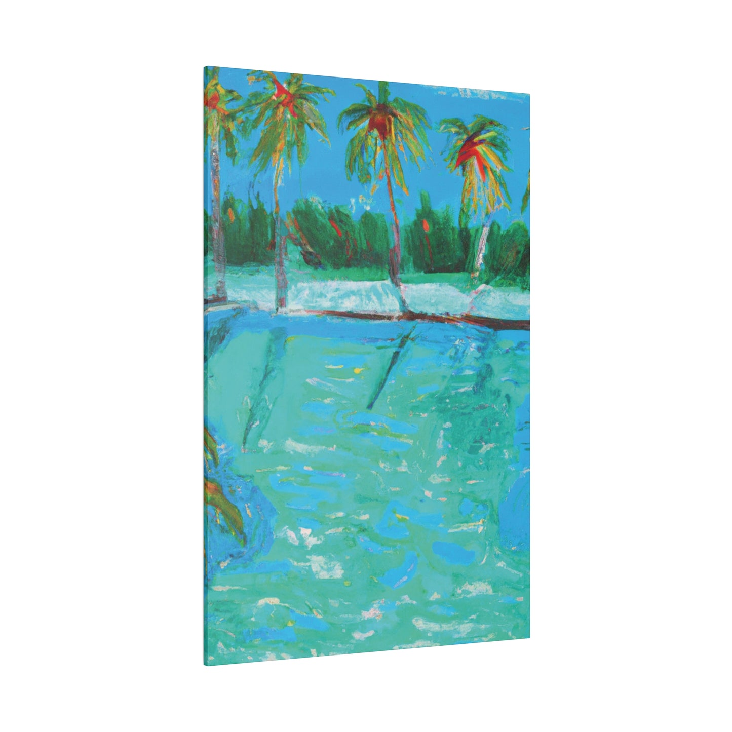 8483P - Bahamas Ocean Painting Print | Bahamas | Ocean | Beach | Poster | Home Decor | Wall Art | Canvas