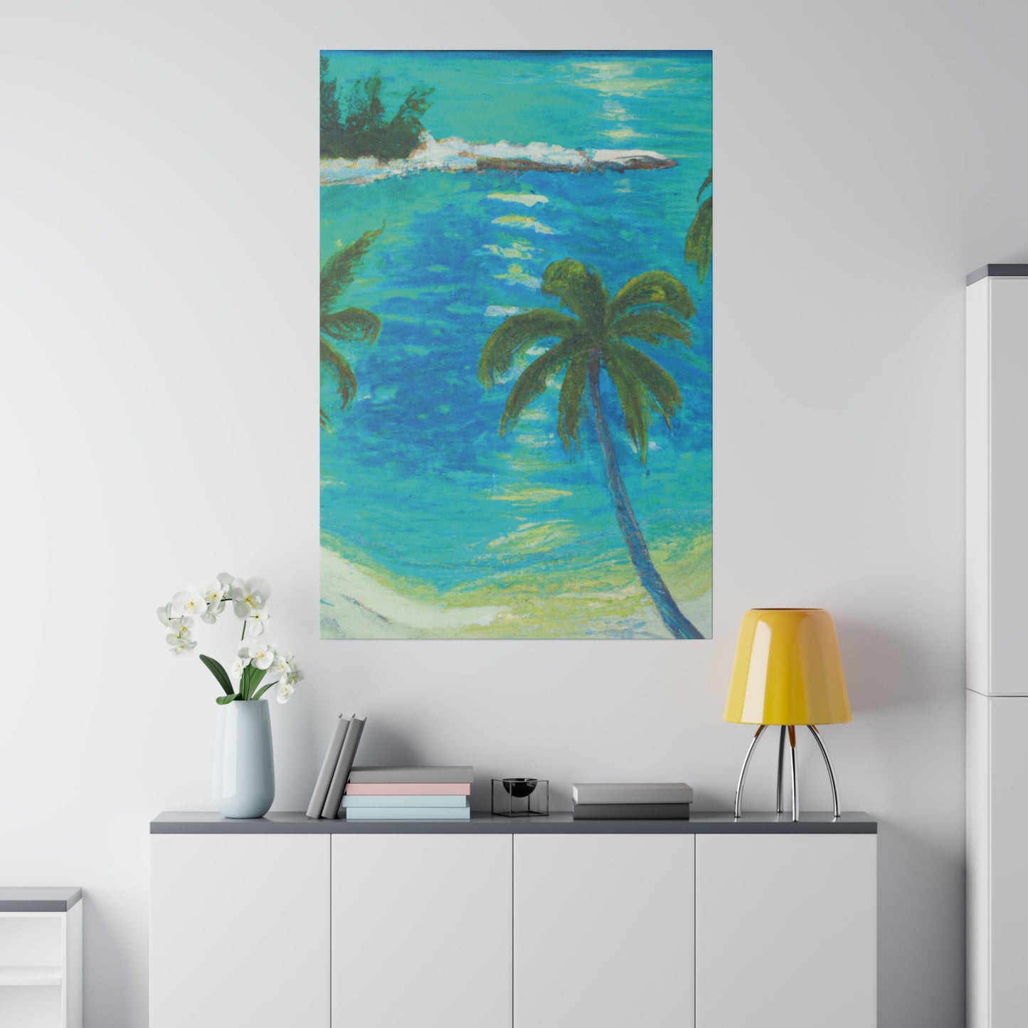 4512F - Bahamas Ocean Painting Print | Bahamas | Ocean | Beach | Poster | Home Decor | Wall Art | Canvas