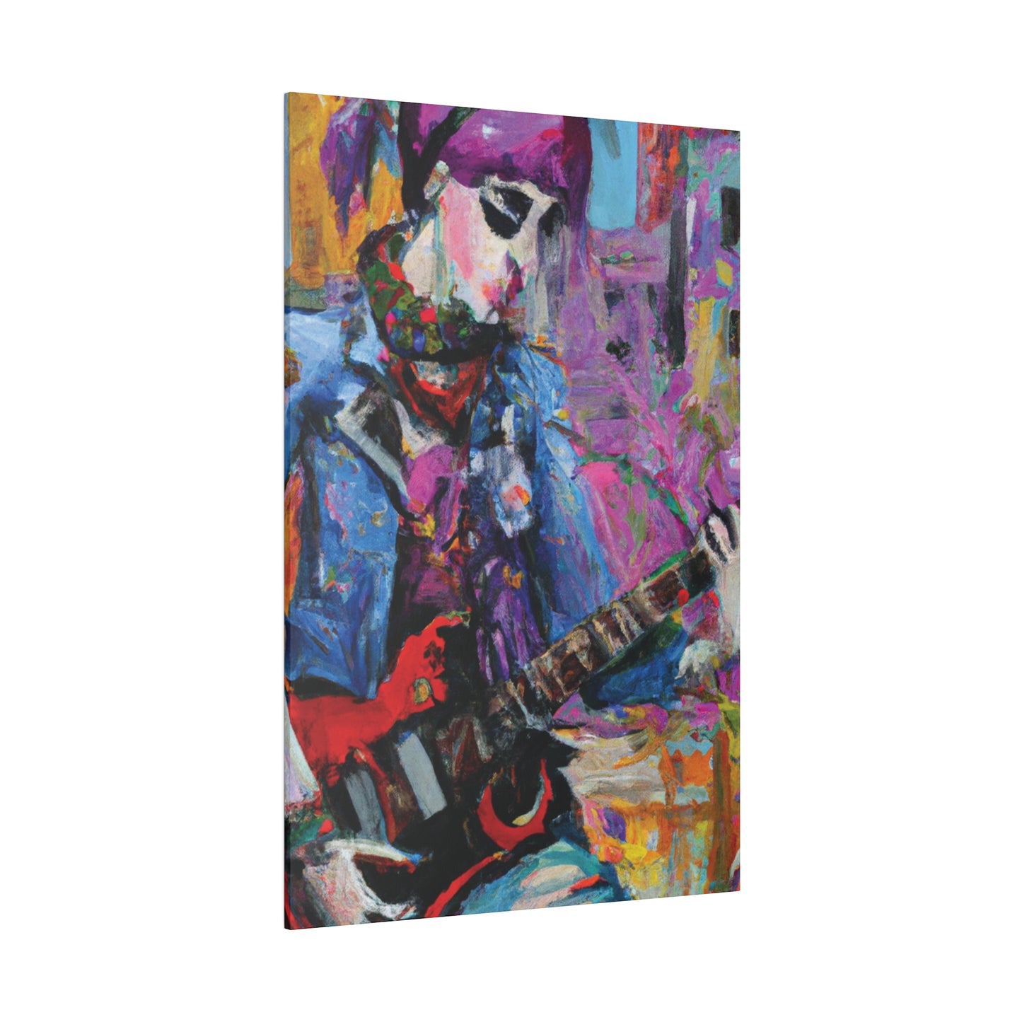 9210O - Rockstar Oil Painting Style Print | Poster | Home Decor | Wall Art | Music Art | Canvas