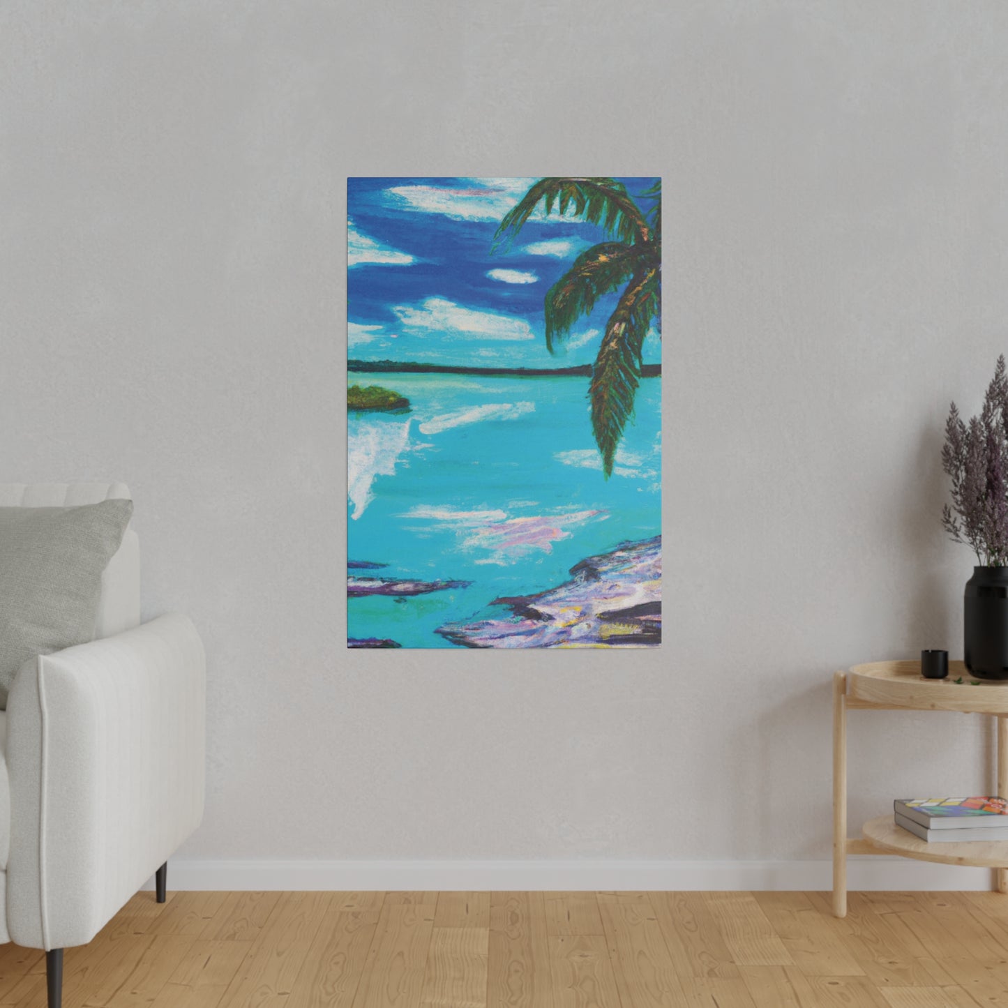 9184C - Bahamas Ocean Painting Print | Bahamas | Ocean | Beach | Poster | Home Decor | Wall Art | Canvas