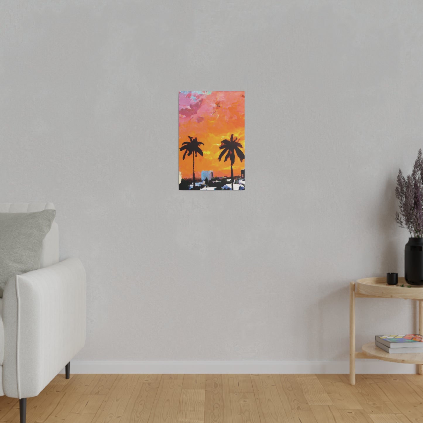 2759A - Miami Beach Sunset Painting Print | Miami | Beach | Sunset | Poster | Home Decor | Wall Art | Canvas