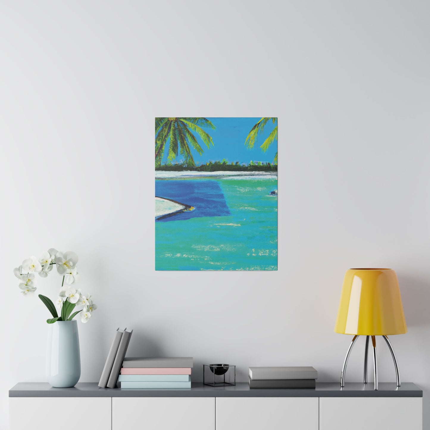 9761V - Bahamas Ocean Painting Print | Bahamas | Ocean | Beach | Poster | Home Decor | Wall Art | Canvas