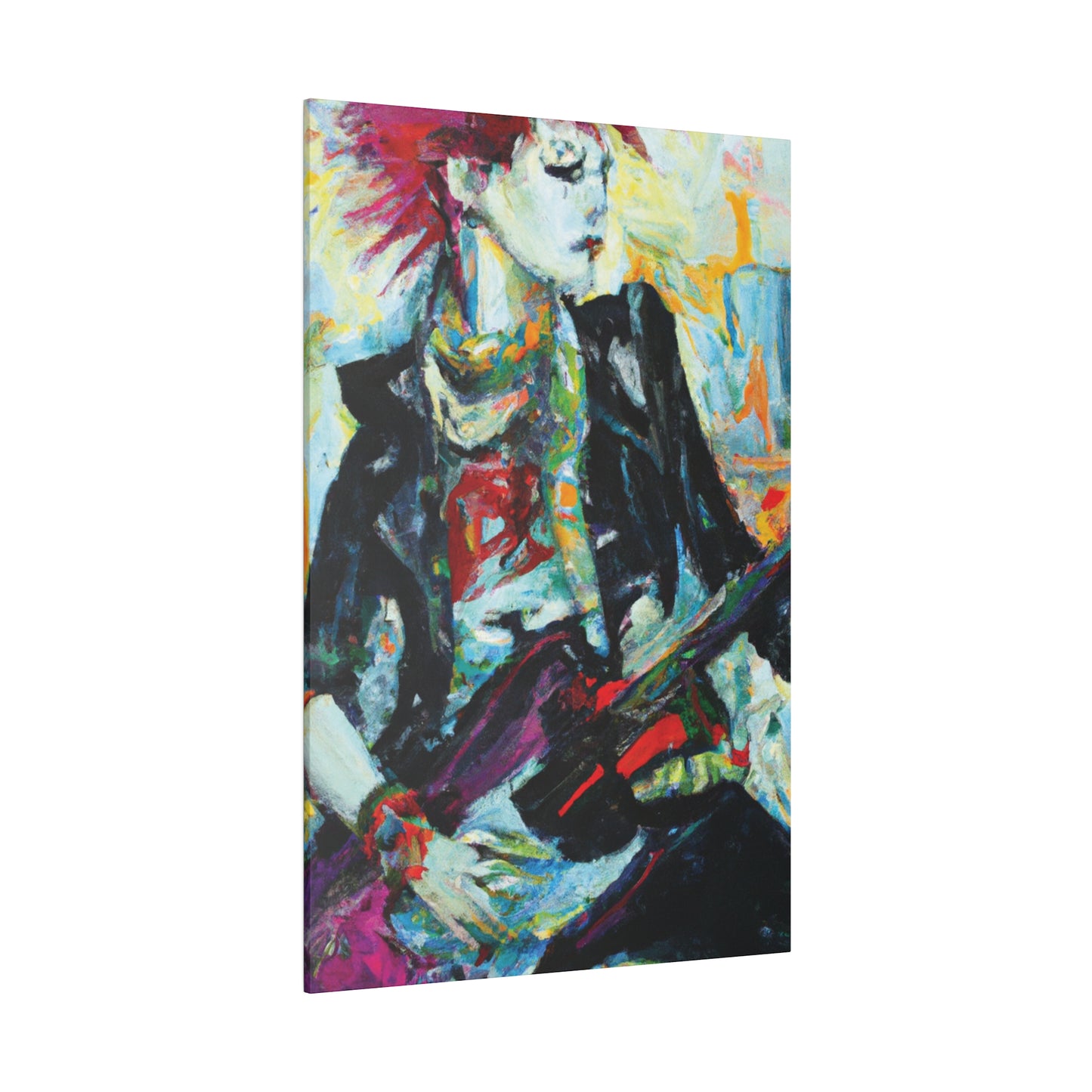 8915H - Rockstar Oil Painting Style Print | Poster | Home Decor | Wall Art | Music Art | Canvas