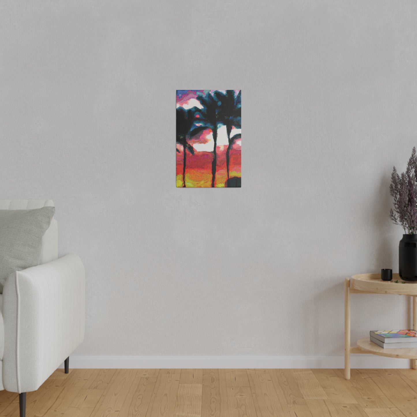 9677K - Miami Beach Sunset Painting Print | Miami | Beach | Sunset | Poster | Home Decor | Wall Art | Canvas