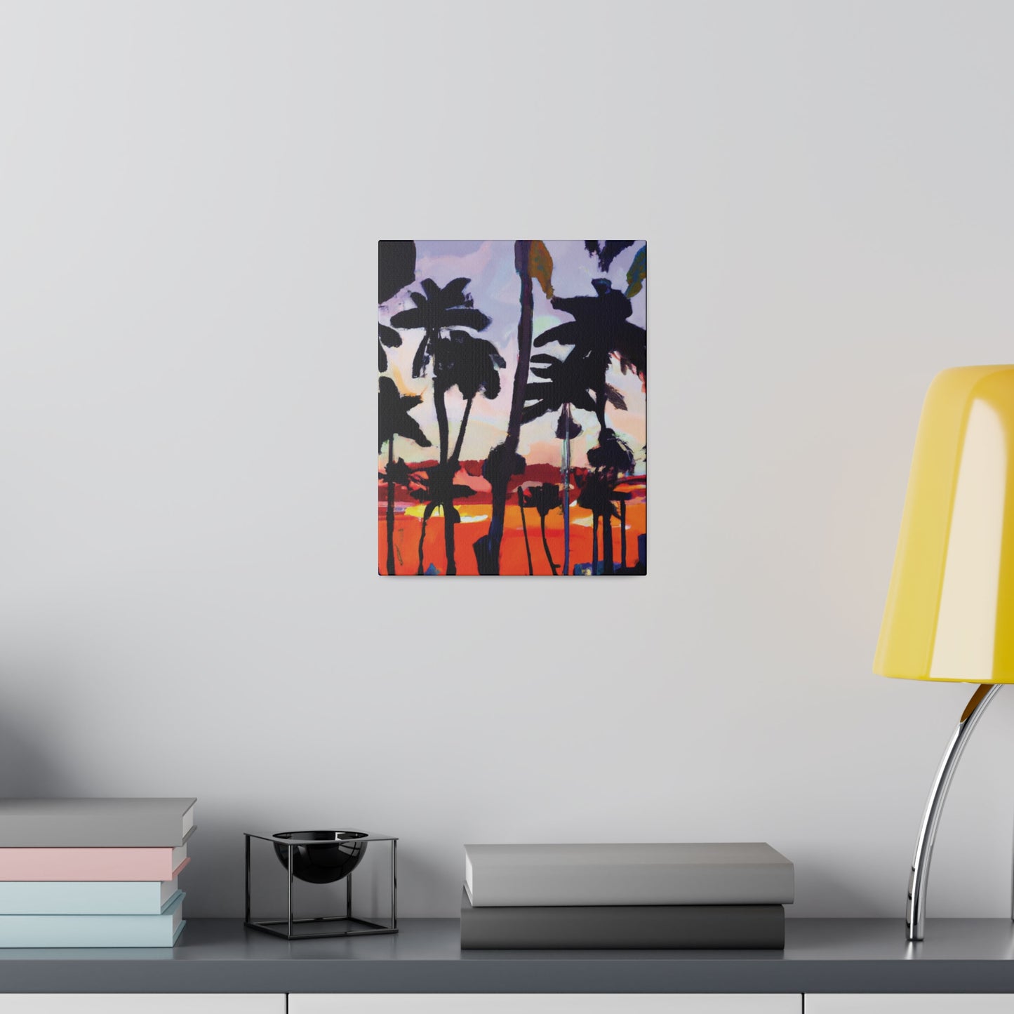 4161D - Miami Beach Sunset Painting Print | Miami | Beach | Sunset | Poster | Home Decor | Wall Art | Canvas