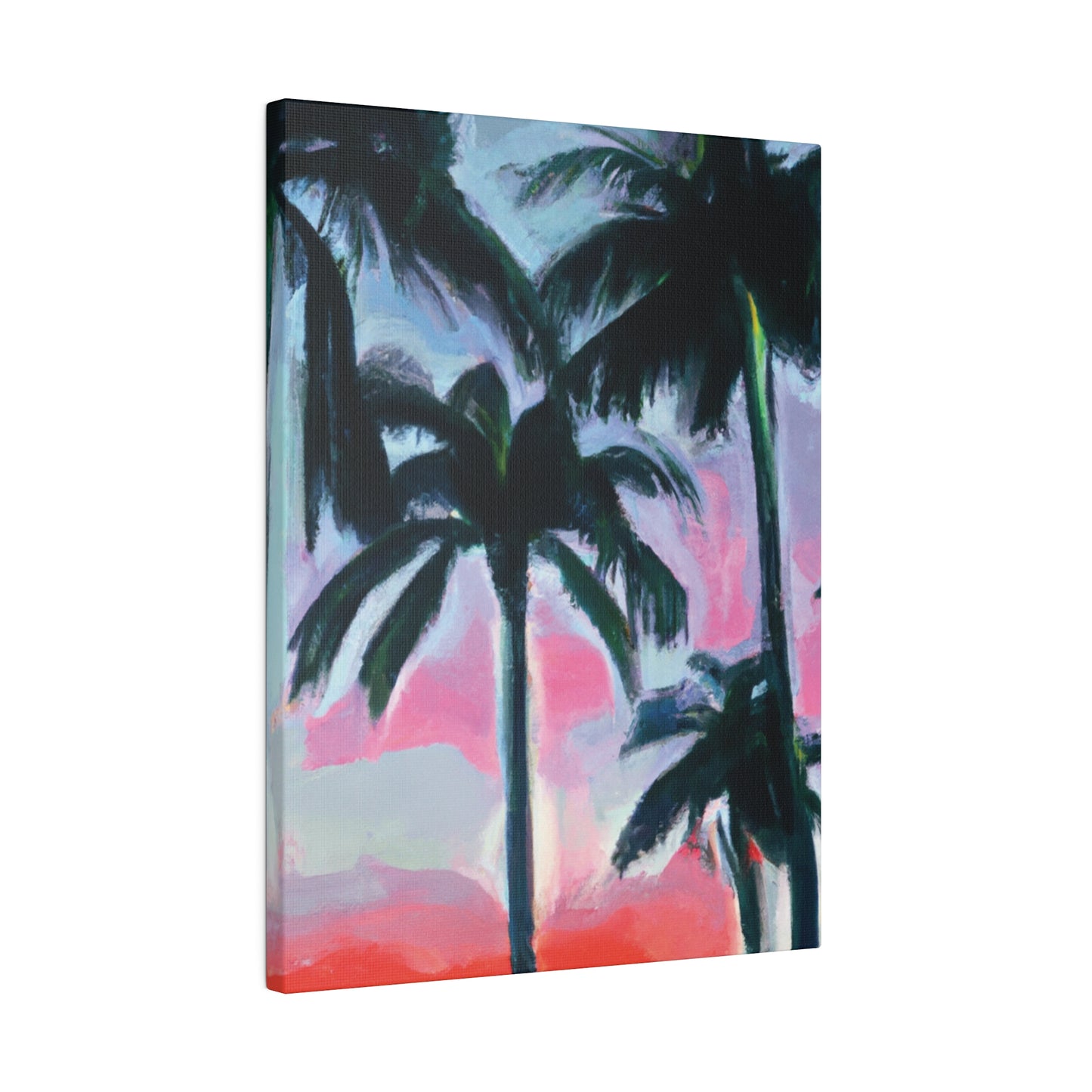 7629F - Miami Beach Sunset Painting Print | Miami | Beach | Sunset | Poster | Home Decor | Wall Art | Canvas