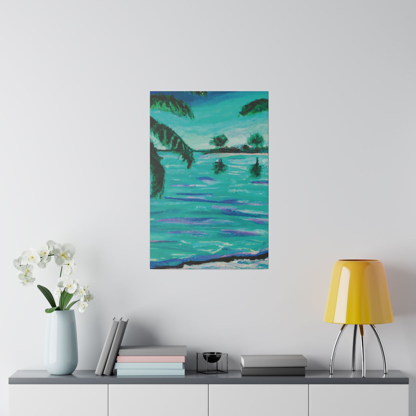 4157C - Bahamas Ocean Painting Print | Bahamas | Ocean | Beach | Poster | Home Decor | Wall Art | Canvas