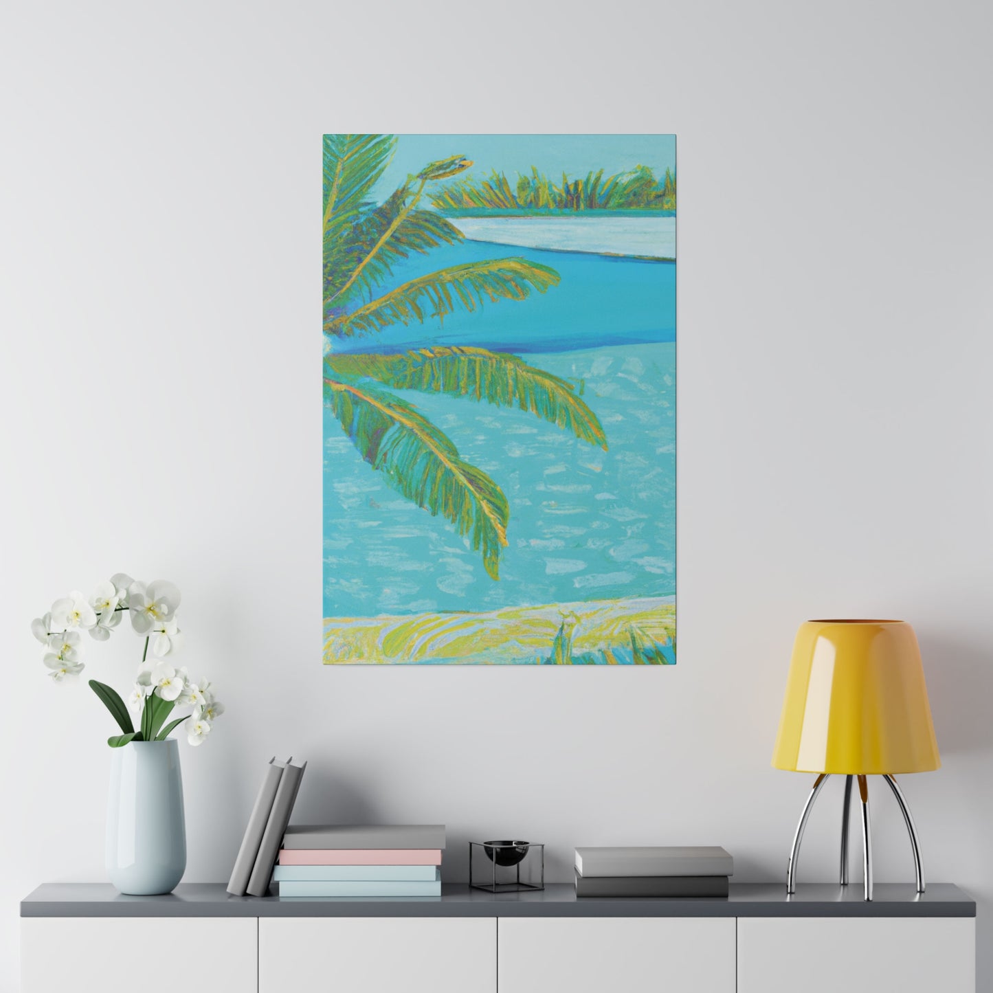 6398H - Bahamas Ocean Painting Print | Bahamas | Ocean | Beach | Poster | Home Decor | Wall Art | Canvas