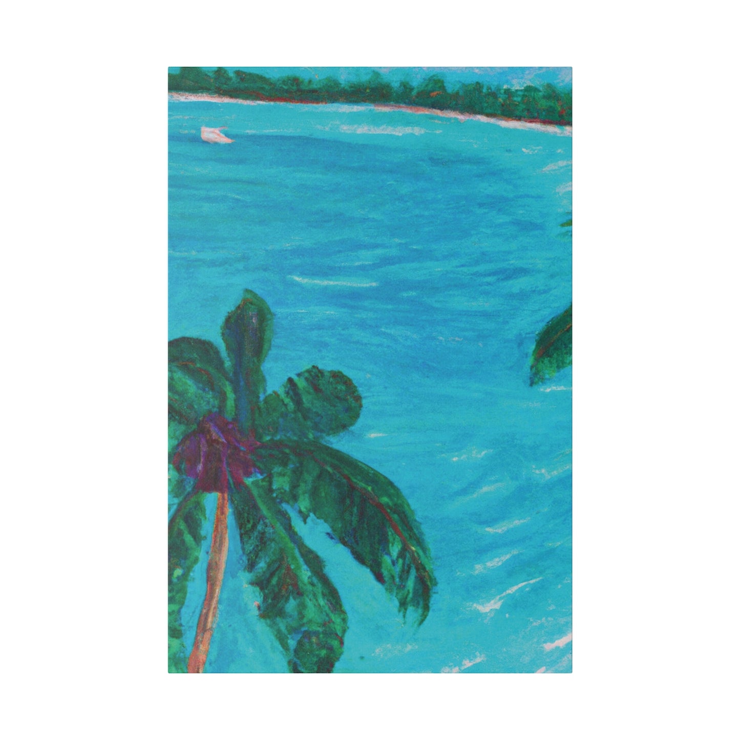 8319W - Bahamas Ocean Painting Print | Bahamas | Ocean | Beach | Poster | Home Decor | Wall Art | Canvas