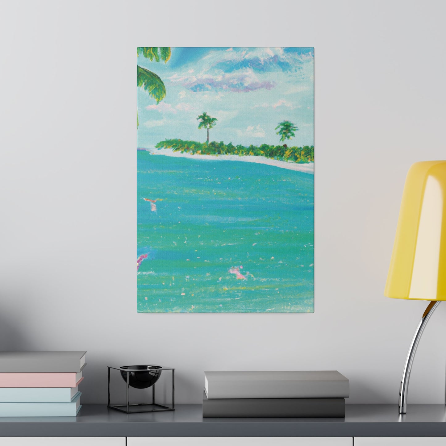 6576D - Bahamas Ocean Painting Print | Bahamas | Ocean | Beach | Poster | Home Decor | Wall Art | Canvas