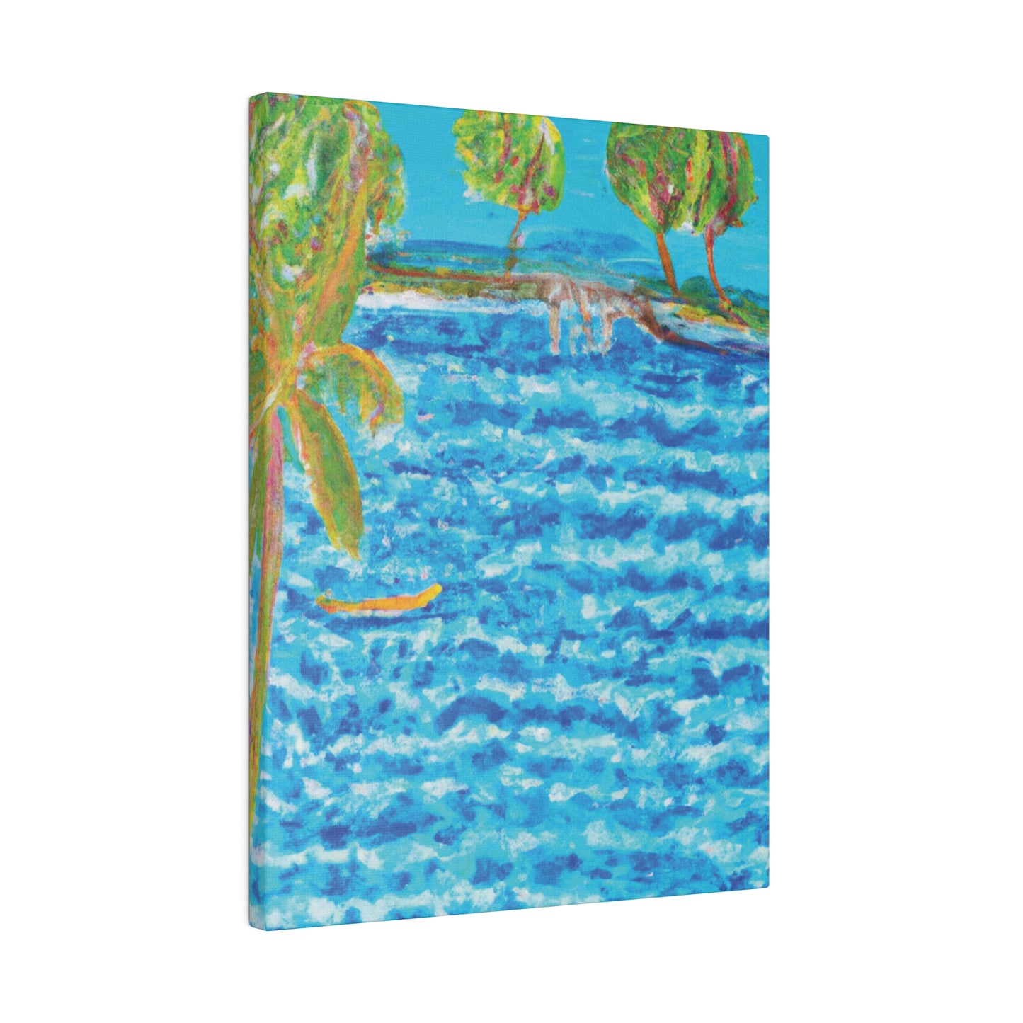 3687E - Bahamas Ocean Painting Print | Bahamas | Ocean | Beach | Poster | Home Decor | Wall Art | Canvas