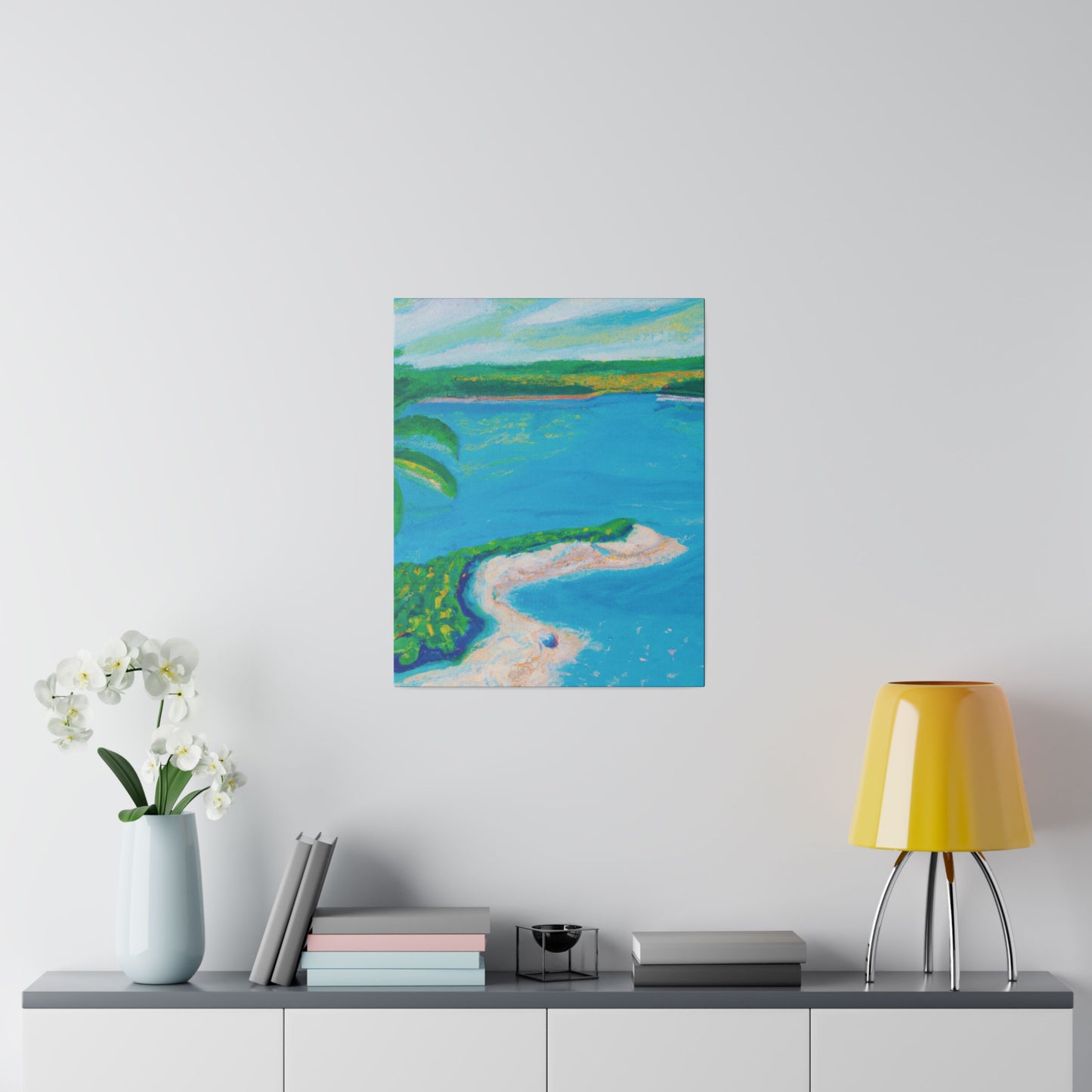 4895I - Bahamas Ocean Painting Print | Bahamas | Ocean | Beach | Poster | Home Decor | Wall Art | Canvas