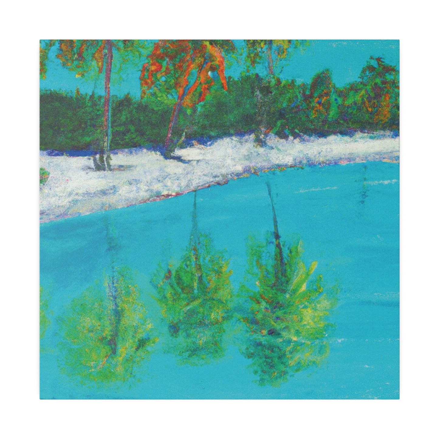 8297H - Bahamas Ocean Painting Print | Bahamas | Ocean | Beach | Poster | Home Decor | Wall Art | Canvas