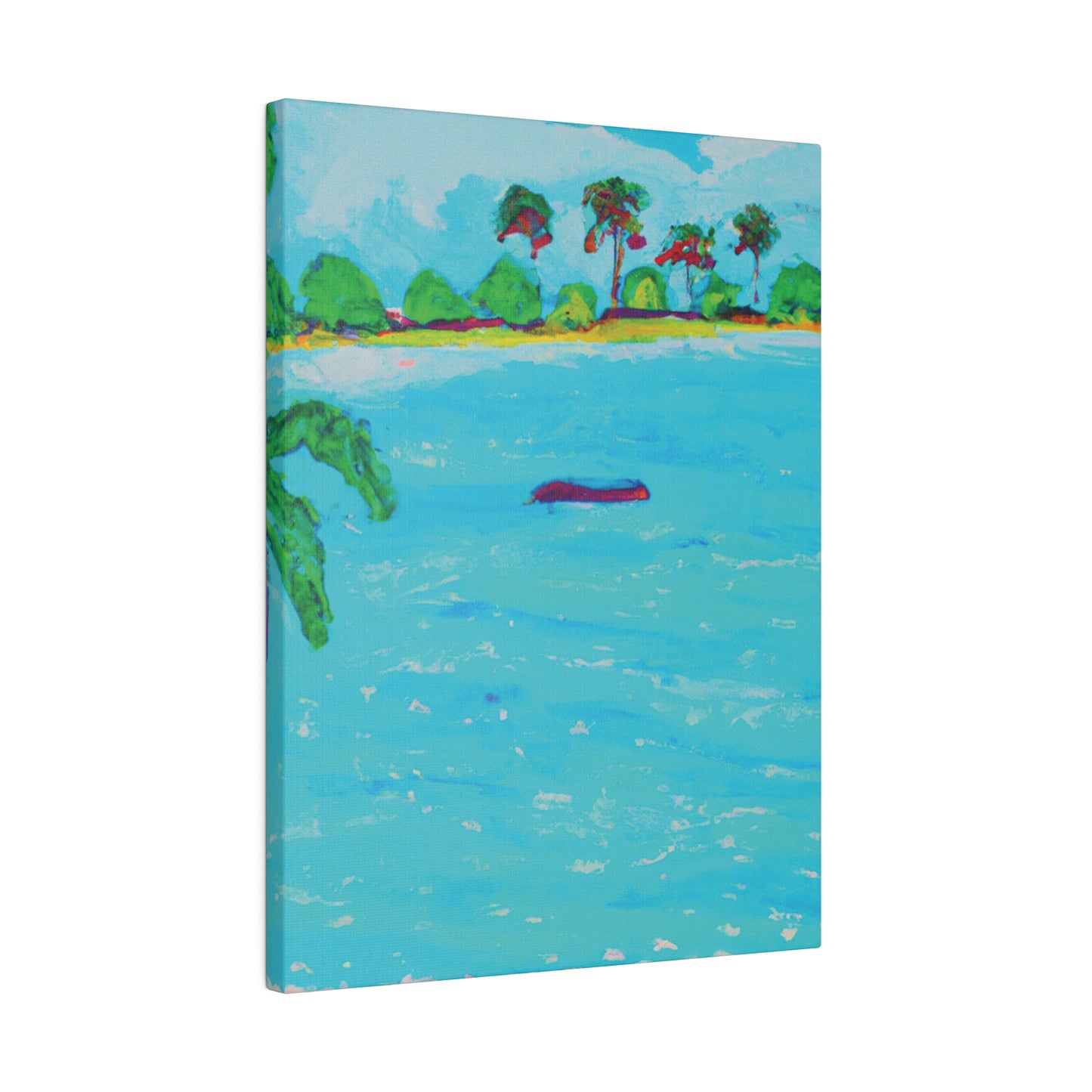 7481H - Bahamas Ocean Painting Print | Bahamas | Ocean | Beach | Poster | Home Decor | Wall Art | Canvas