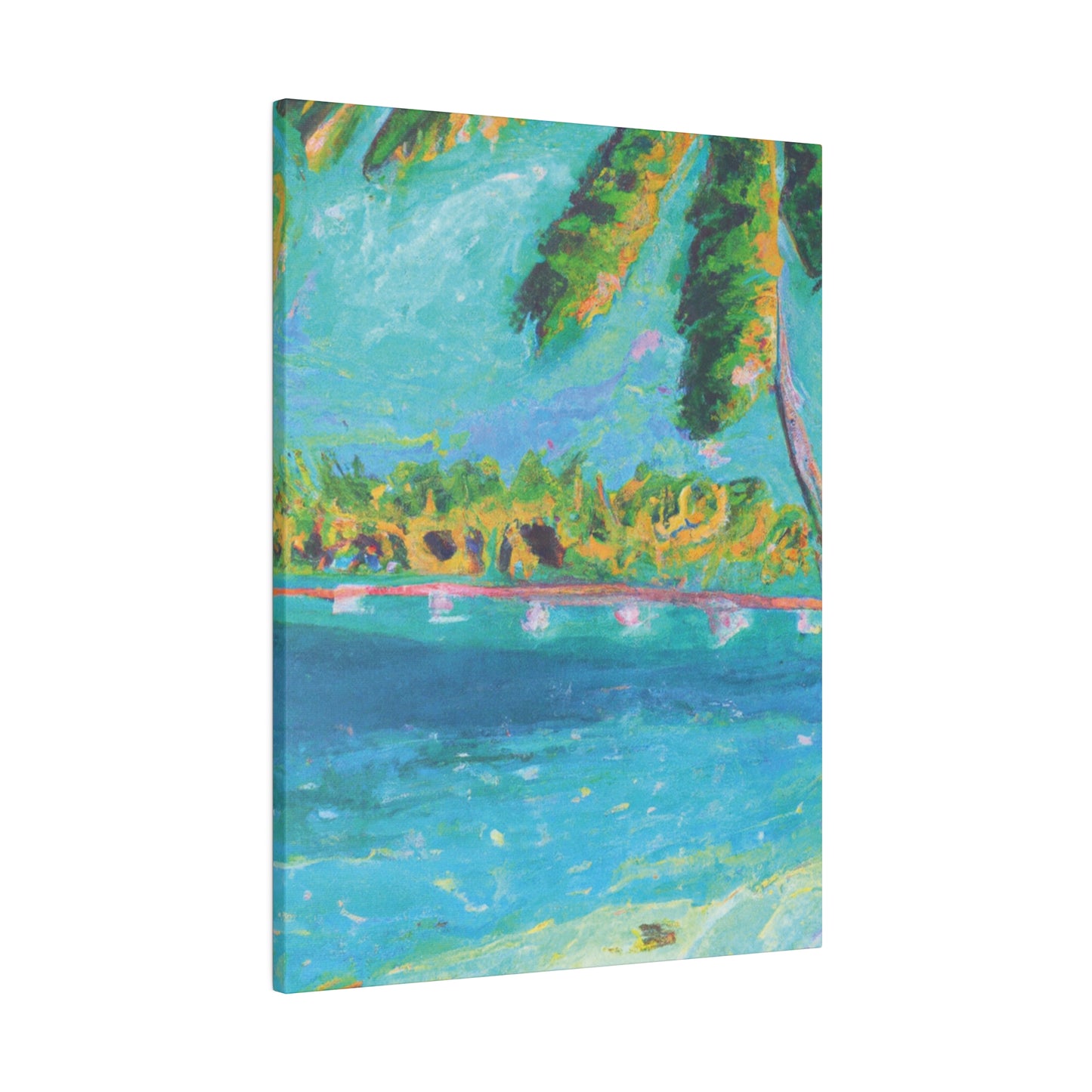 4831J - Bahamas Ocean Painting Print | Bahamas | Ocean | Beach | Poster | Home Decor | Wall Art | Canvas